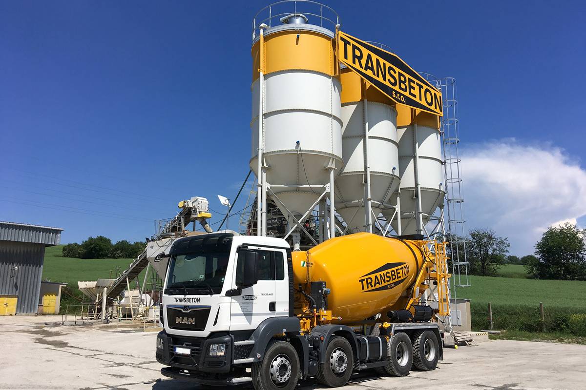 TRANSBETON s.r.o. – betonárna Křižanovice u Bučovic