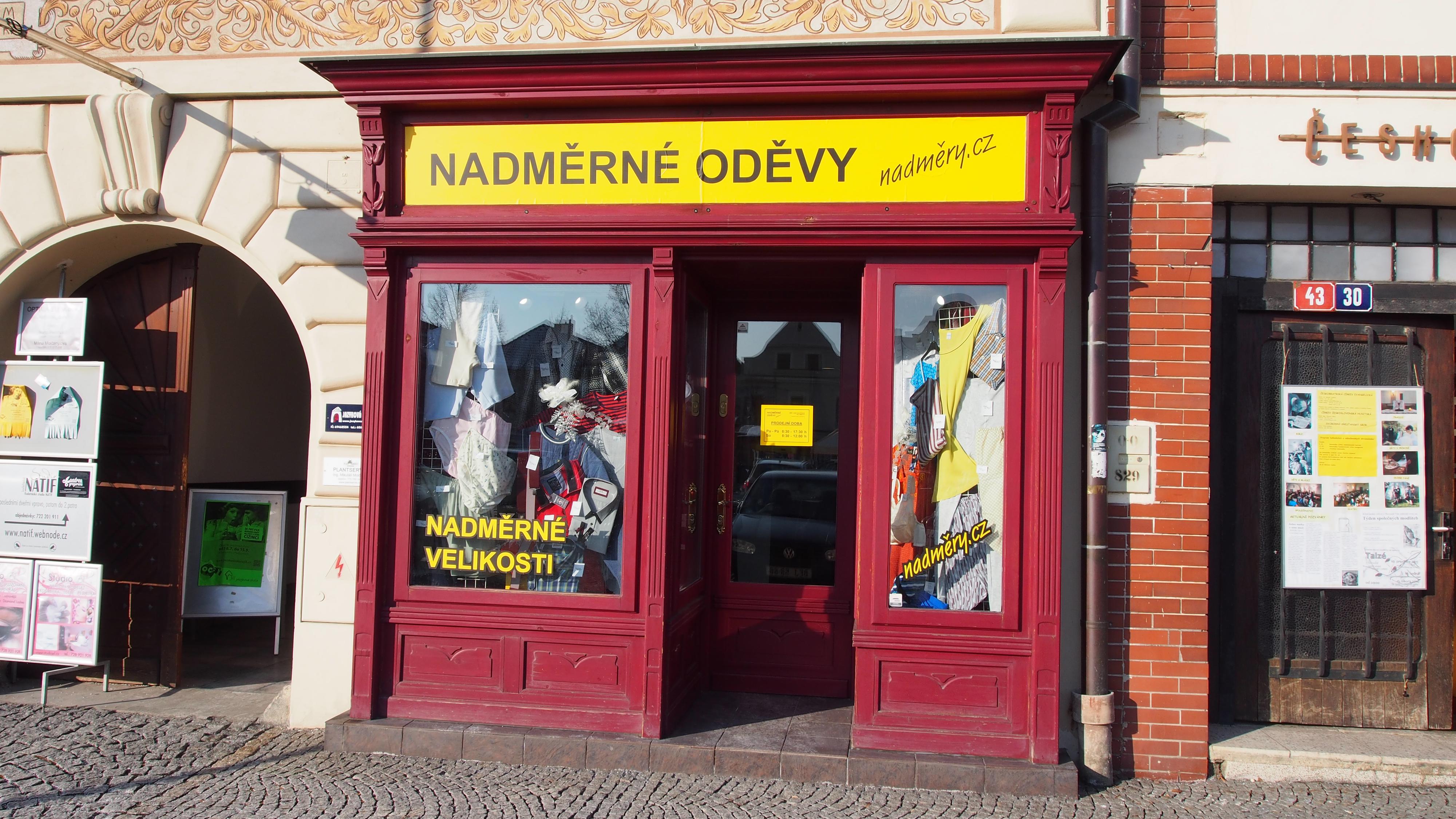 NADMĚRNÉ ODĚVY nadměry.cz foto 2