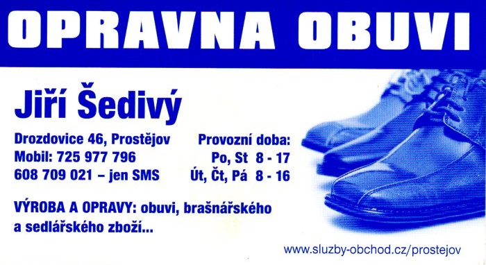 Opravna obuvi Jiří Šedivý foto 2