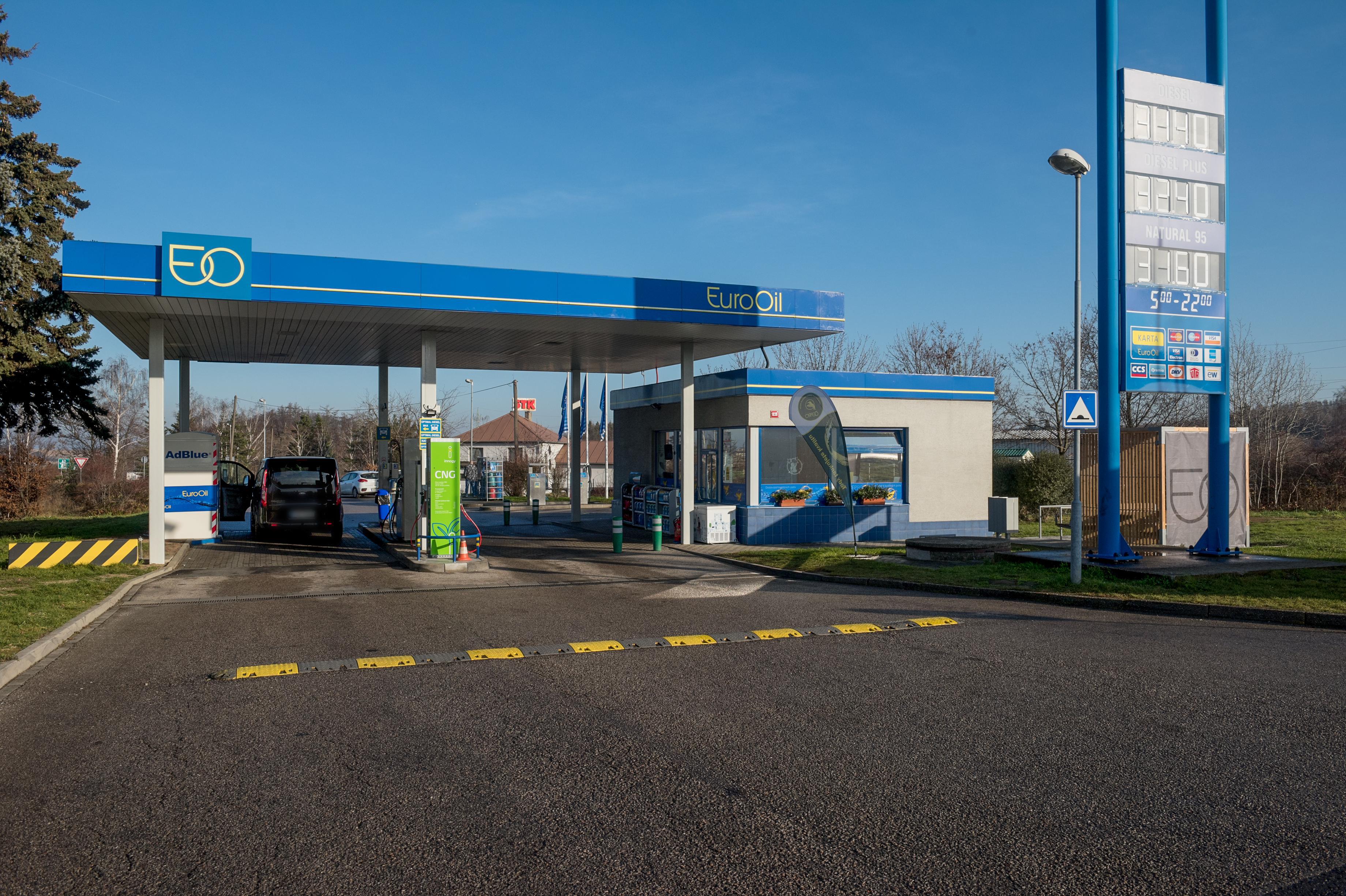 innogy plnicí stanice CNG