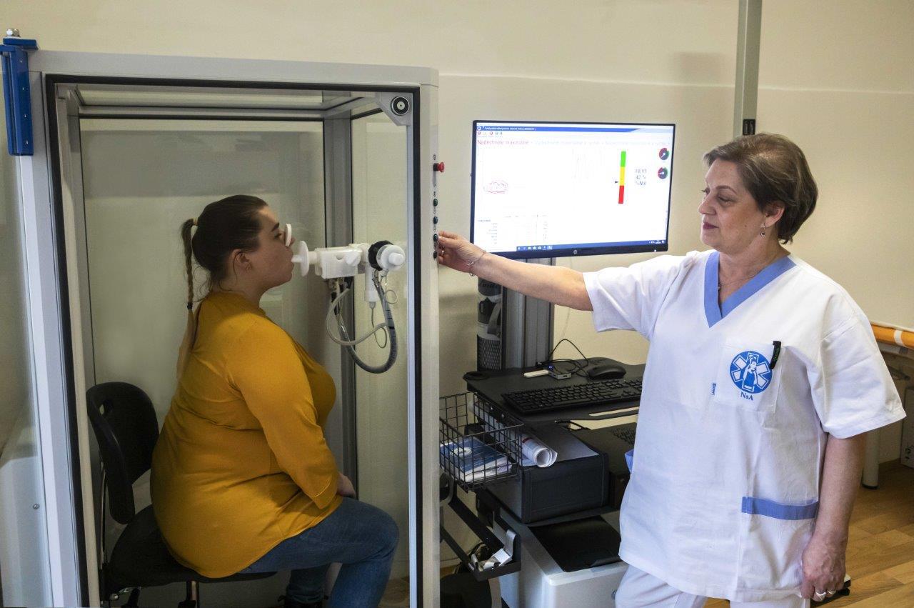 Bodypletysmografie - Nemocnice sv. Alžběty Na Slupi