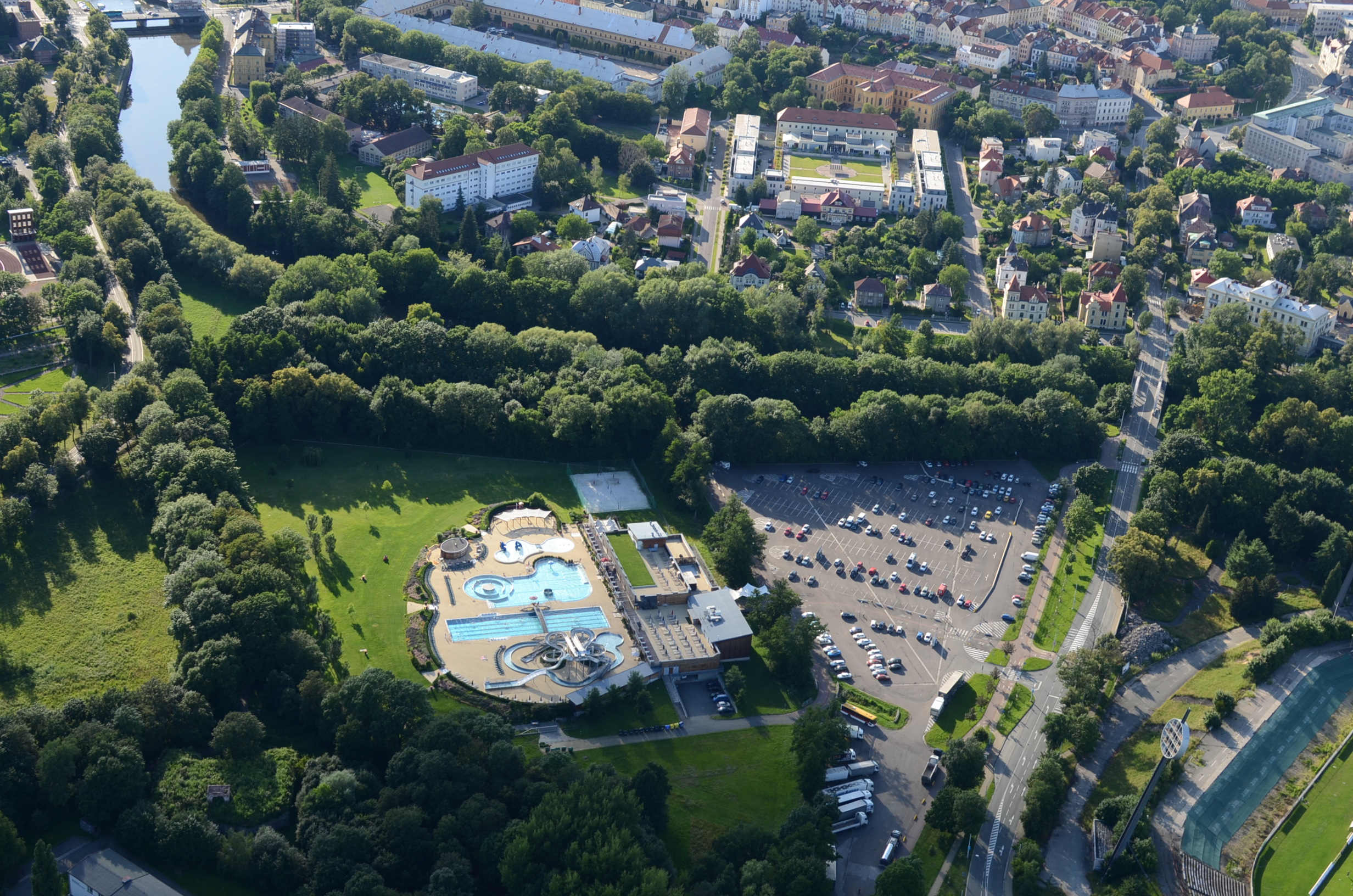 Koupaliště Flošna Hradec Králové foto 6
