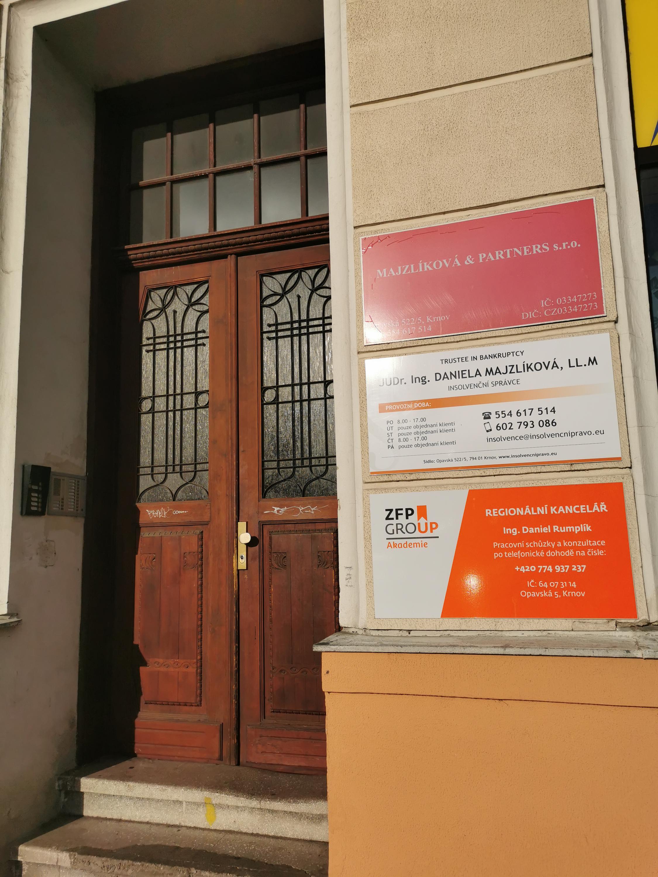 JUDr. Ing. Daniela Majzlíková LL.M. - insolvenční správce foto 2