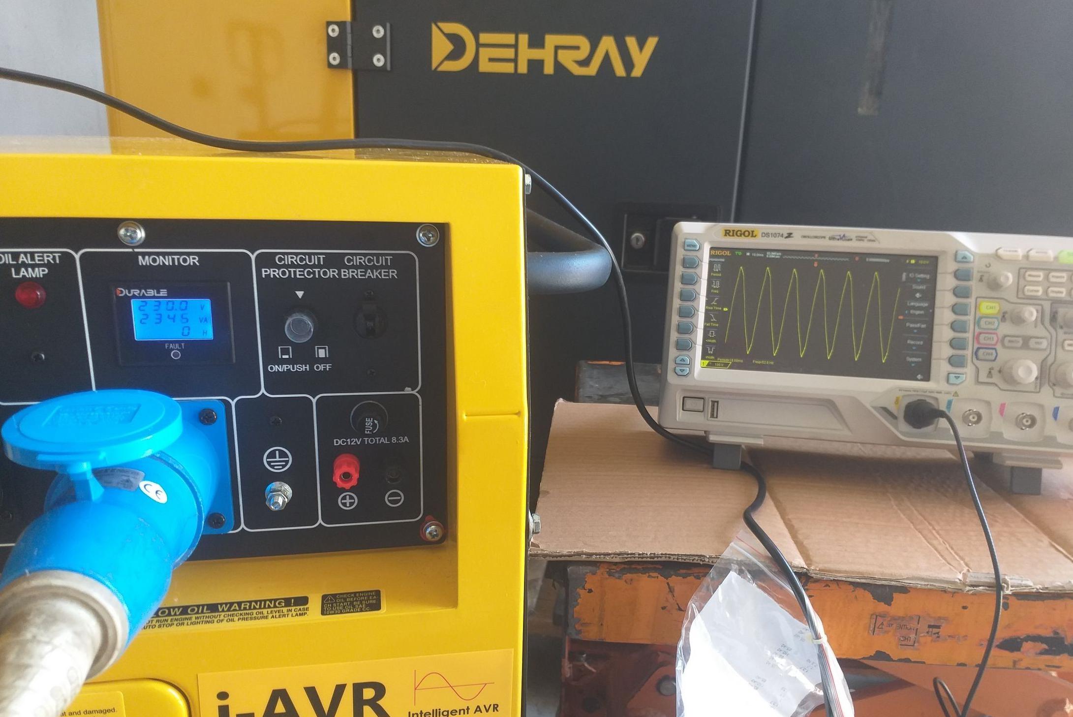 Kvalitní elektrický výstup strojů DEHRAY