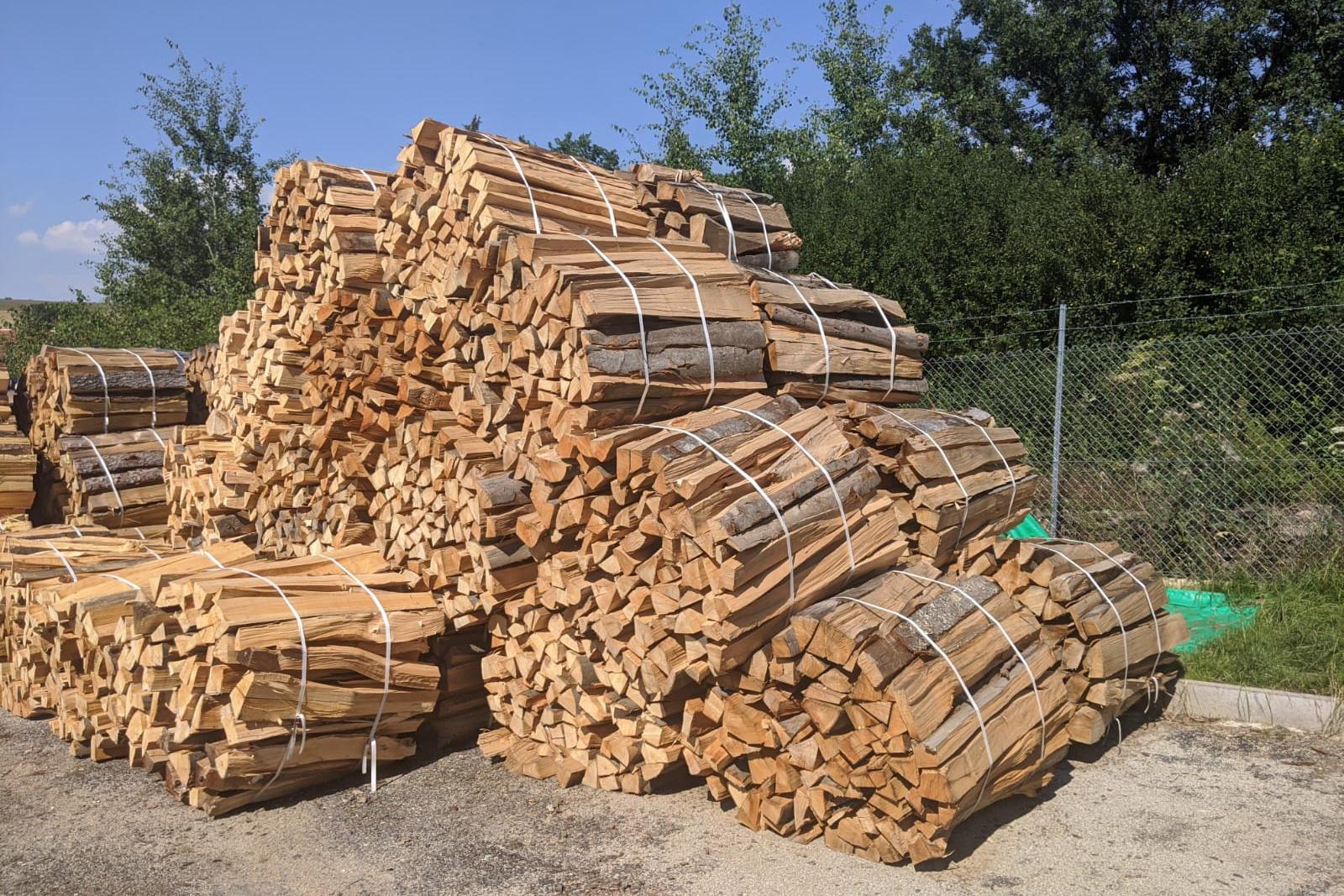 Bříza, buk metrové štěpiny – rovnané