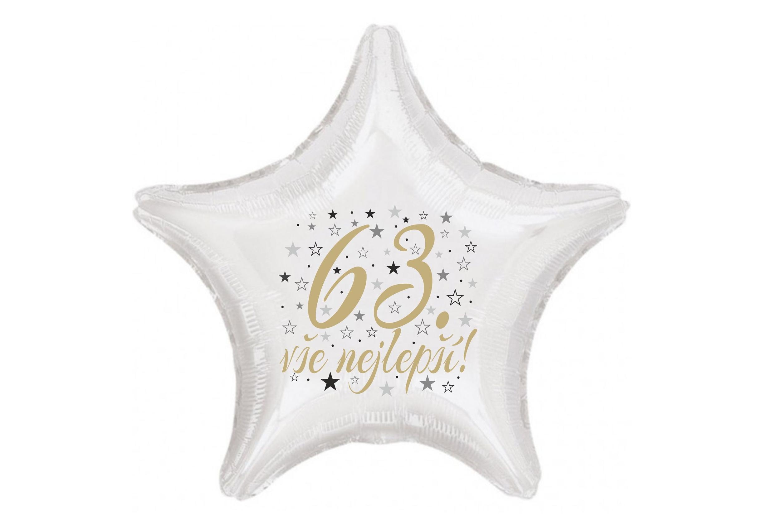 Narozeninové balónky s číslem - čísla od 1 do 100