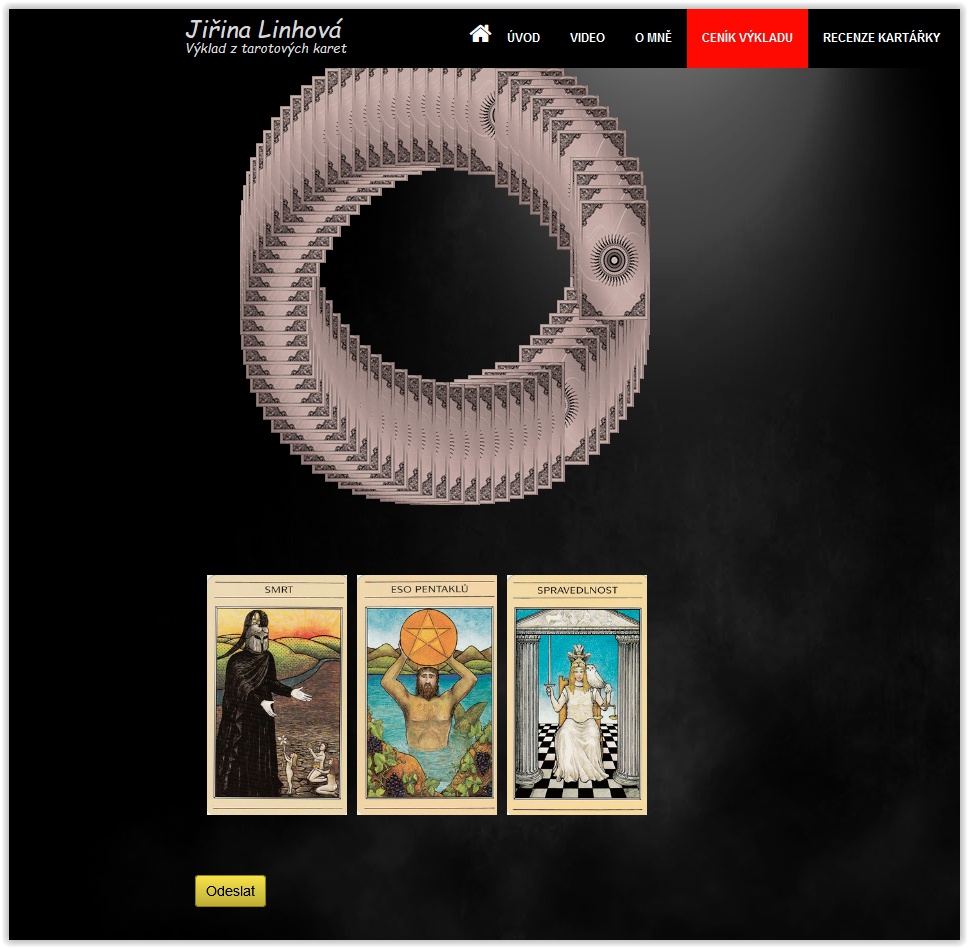 Výklad Tarotových karet Mgr. Jiřina Linhová