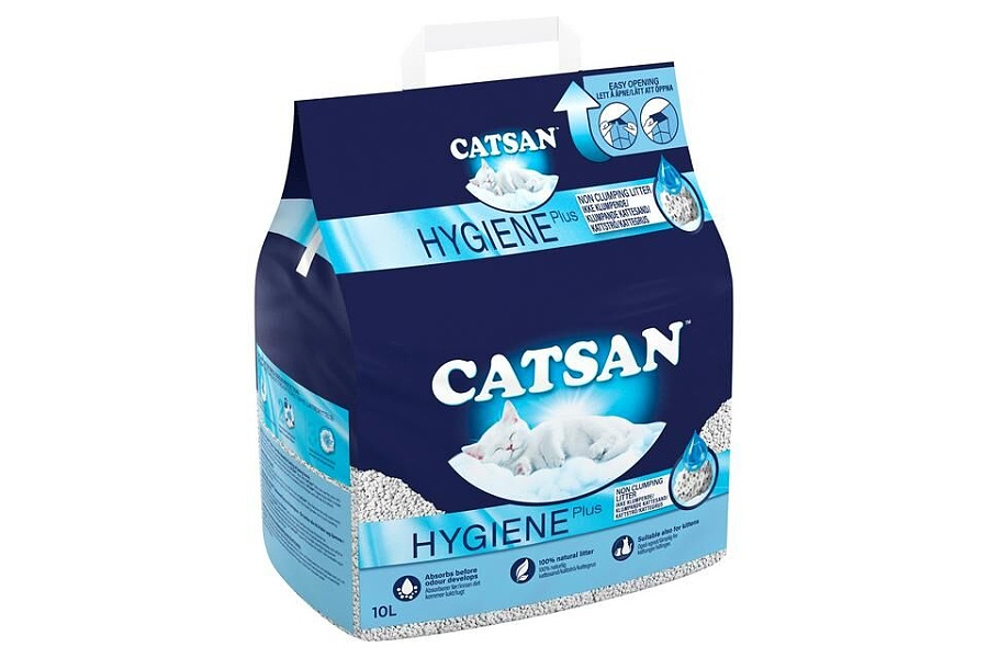 Catsan hygiene plus - 10 l  - jen 183,90 Kč