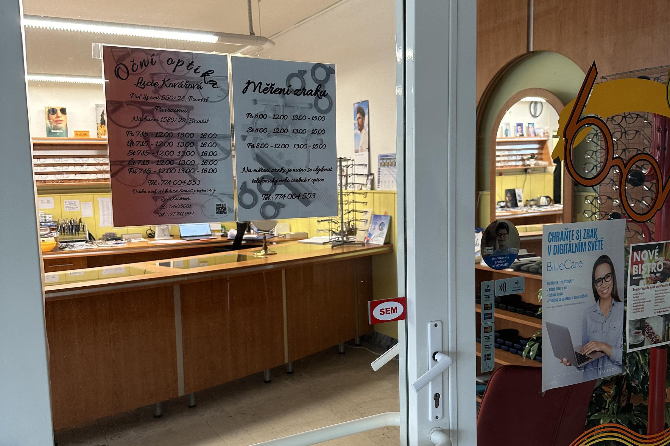 Lucie Kovářová - oční optika