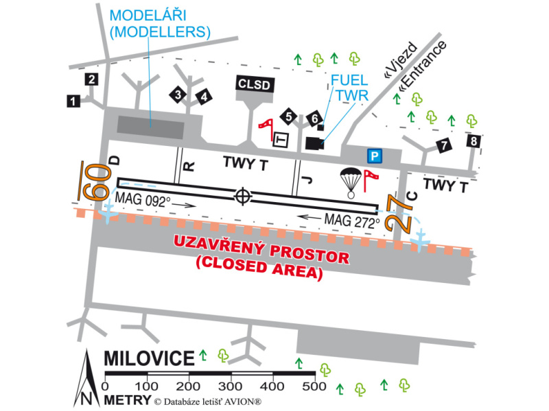 Plocha pro vzlety a přistání SLZ