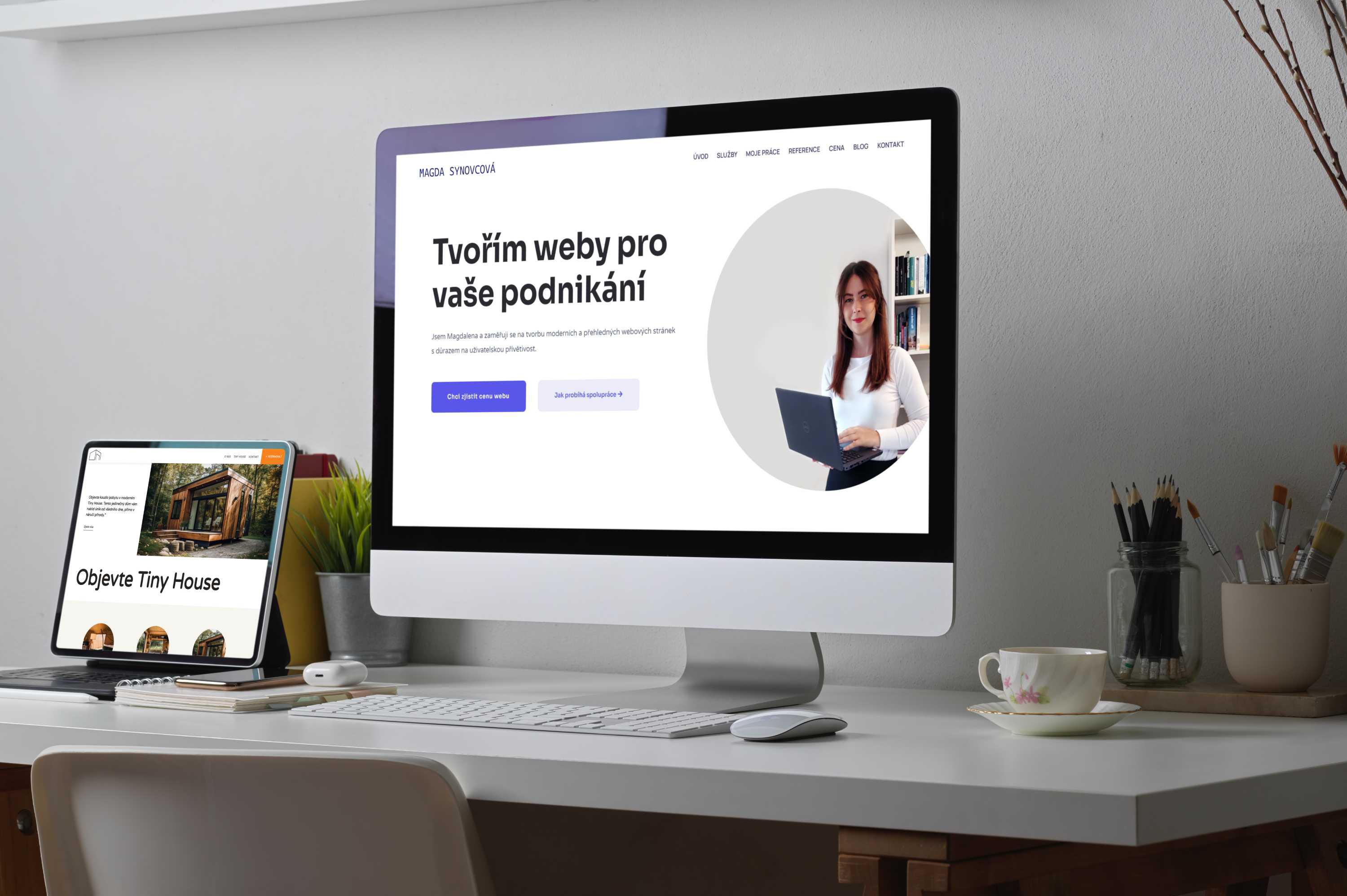 Magda Synovcová - Tvorba webových stránek