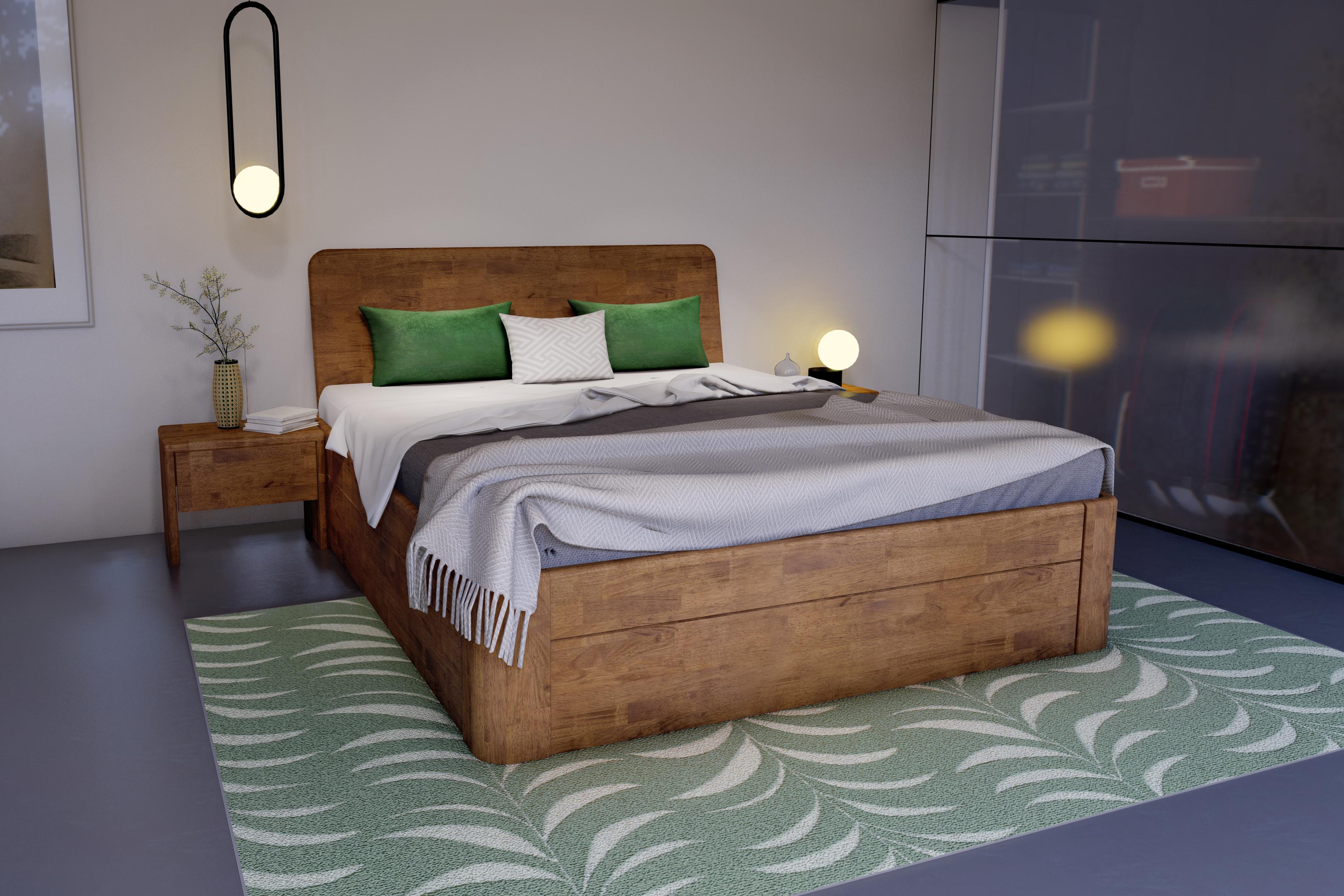 Postel s úložným prostorem 180x200 cm