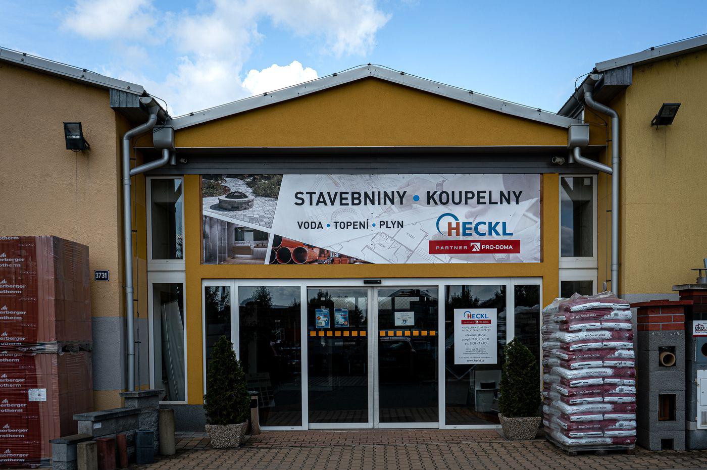 HECKL s.r.o. - voda, topení, plyn, stavebniny