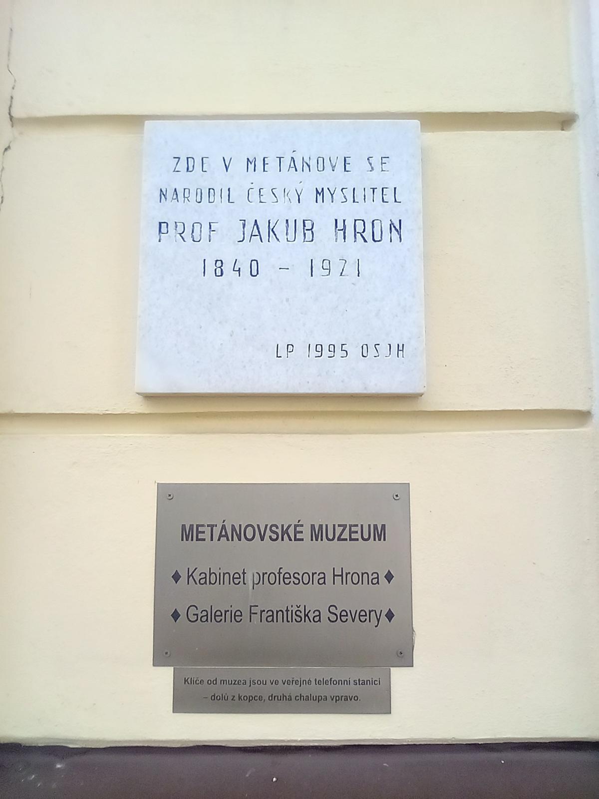 Muzeum Jakuba Hrona Metánovského foto 5
