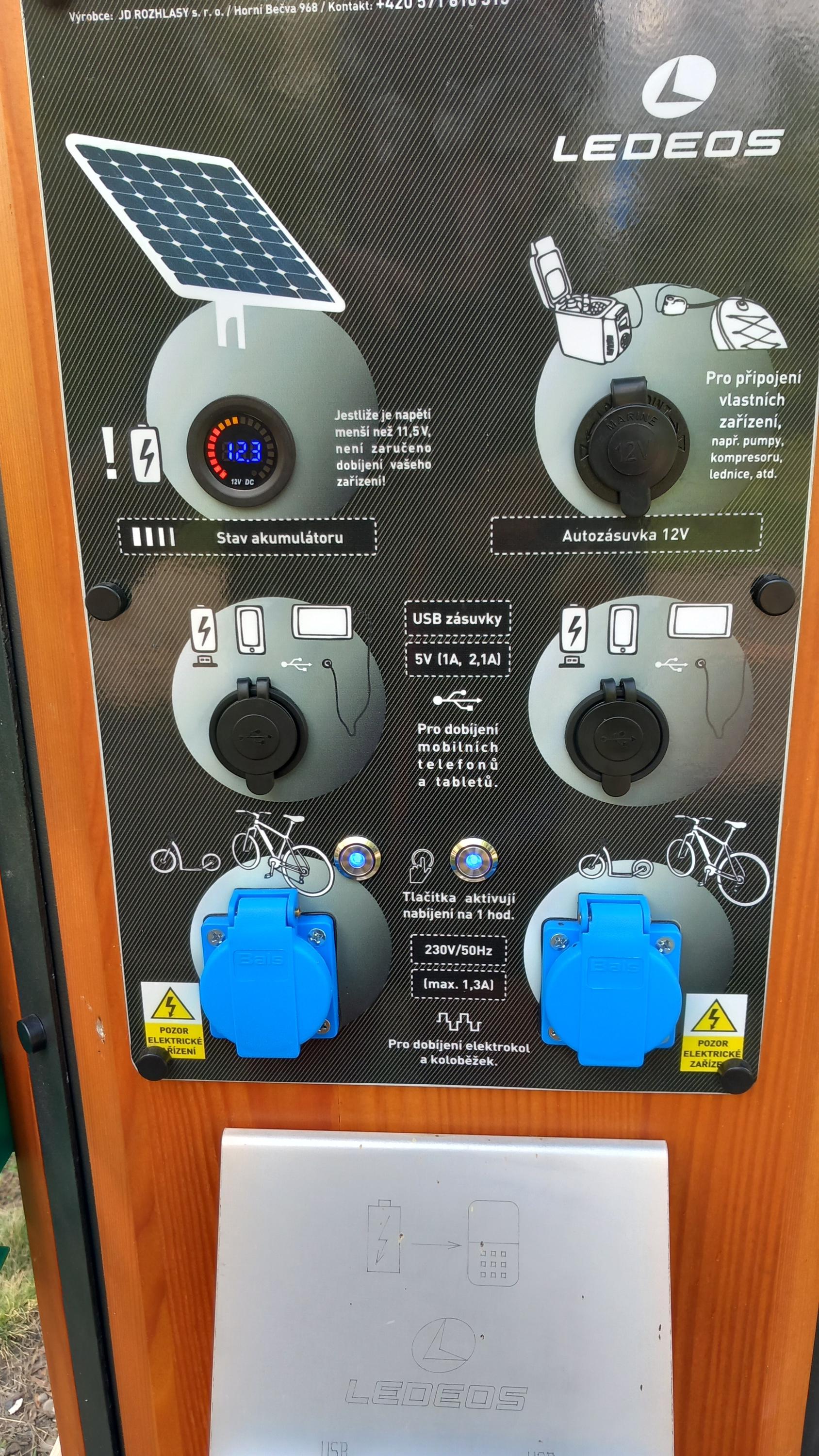 Nabíjecí stanice pro elektrokola Bohumínská foto 6