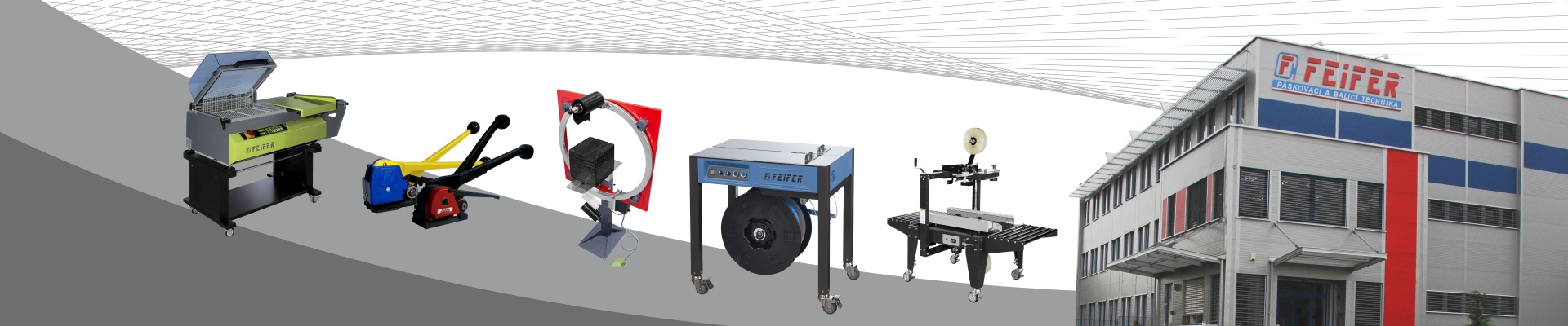 Cover image FEIFER - páskovací a balicí stroje, obalové materiály