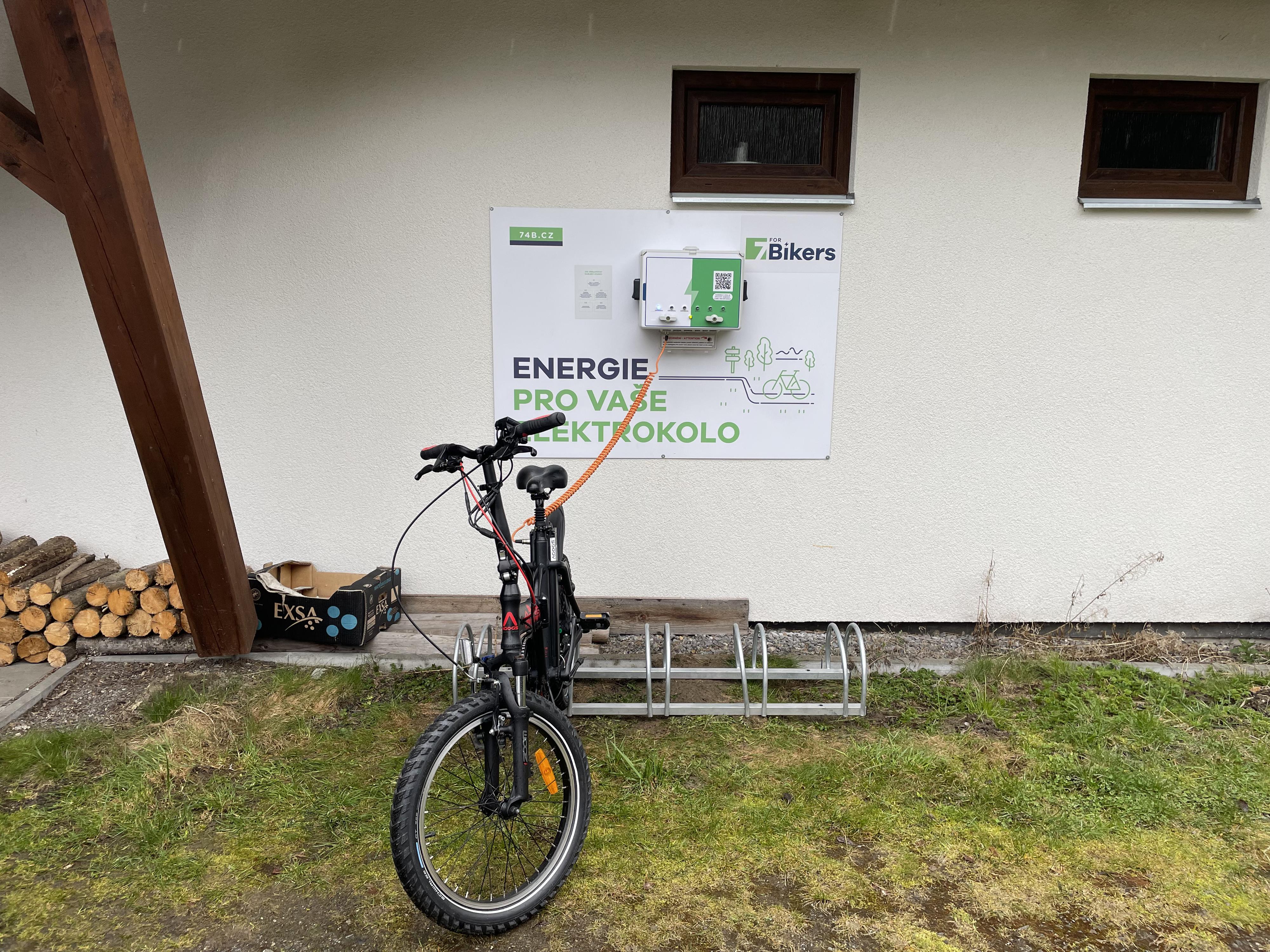 Nabíjecí stanice Veřejné tábořiště Prášily