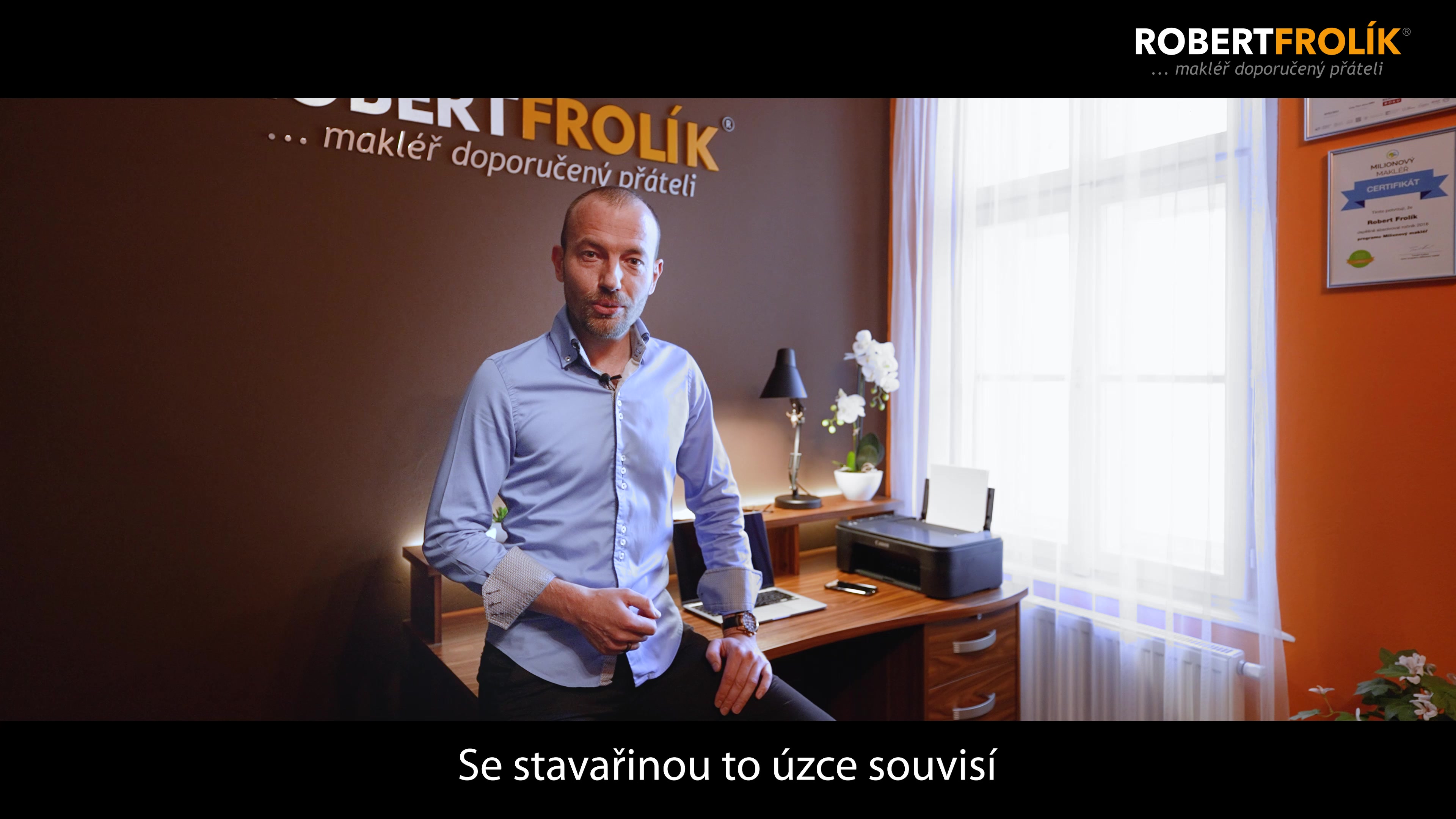 ROBERT FROLÍK | Realitní makléř a kancelář, Praha 6 foto 2 (náhled videa)