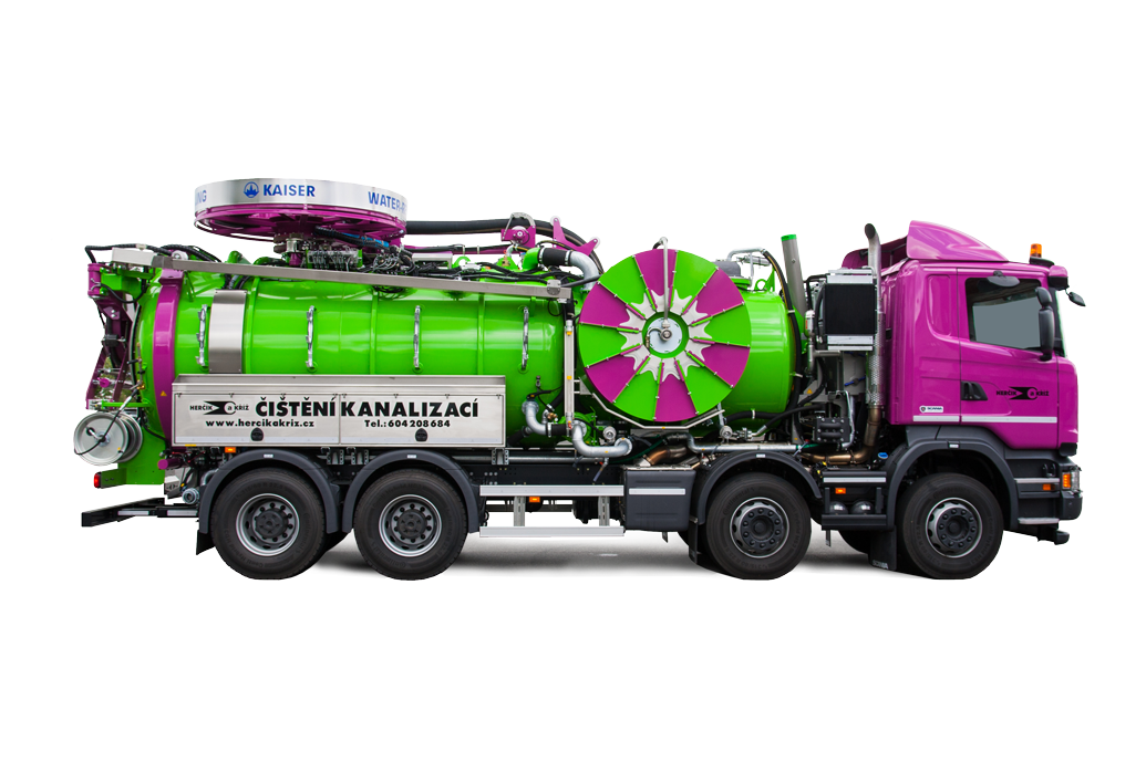 Sání a čištění jímek, odvoz fekálií a kalů