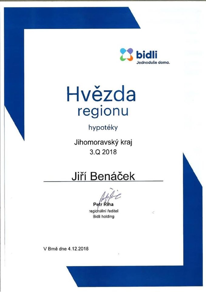 Jiří Benáček - hypoteční specialista Znojmo foto 3