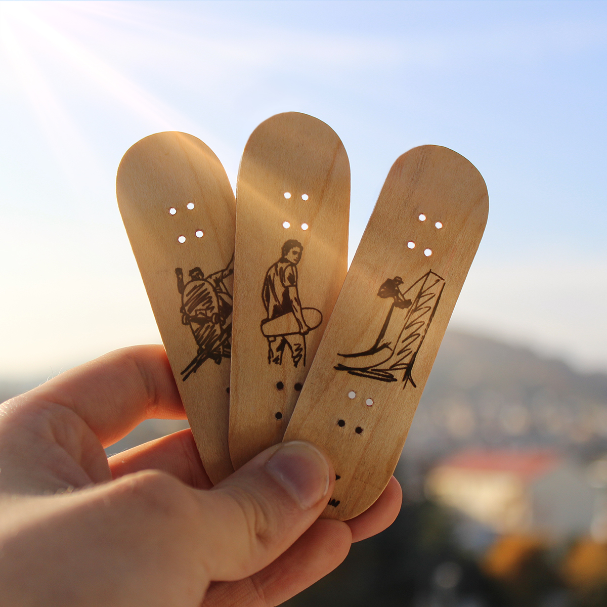 DESTRAM | Dřevěné fingerboardy foto 3