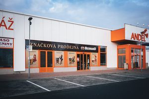 Firemní grafika Značková prodejna BERNARD