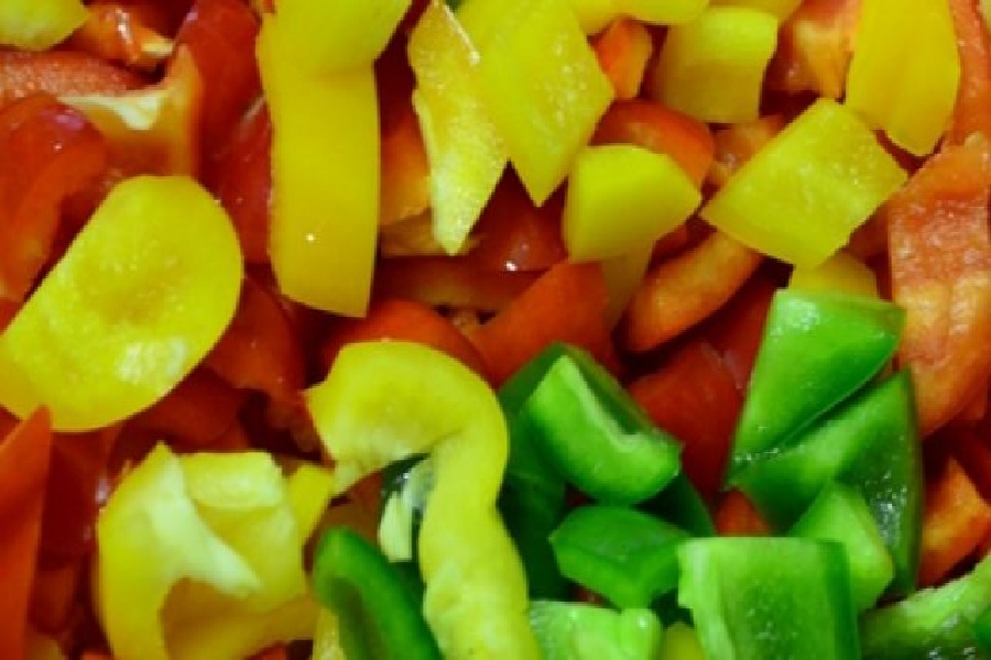 Loupaná a balená zelenina