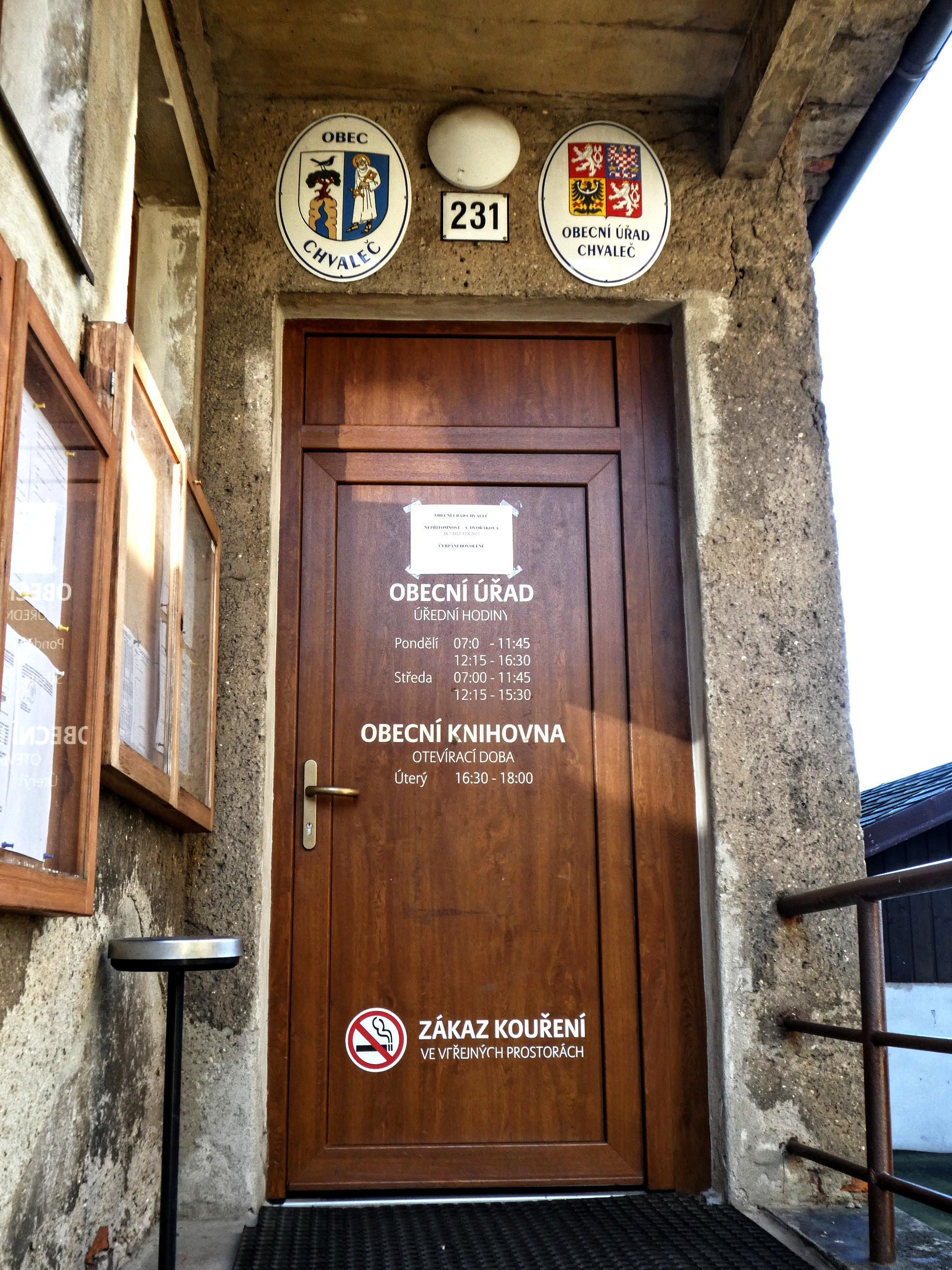 Chvaleč - obecní úřad foto 2