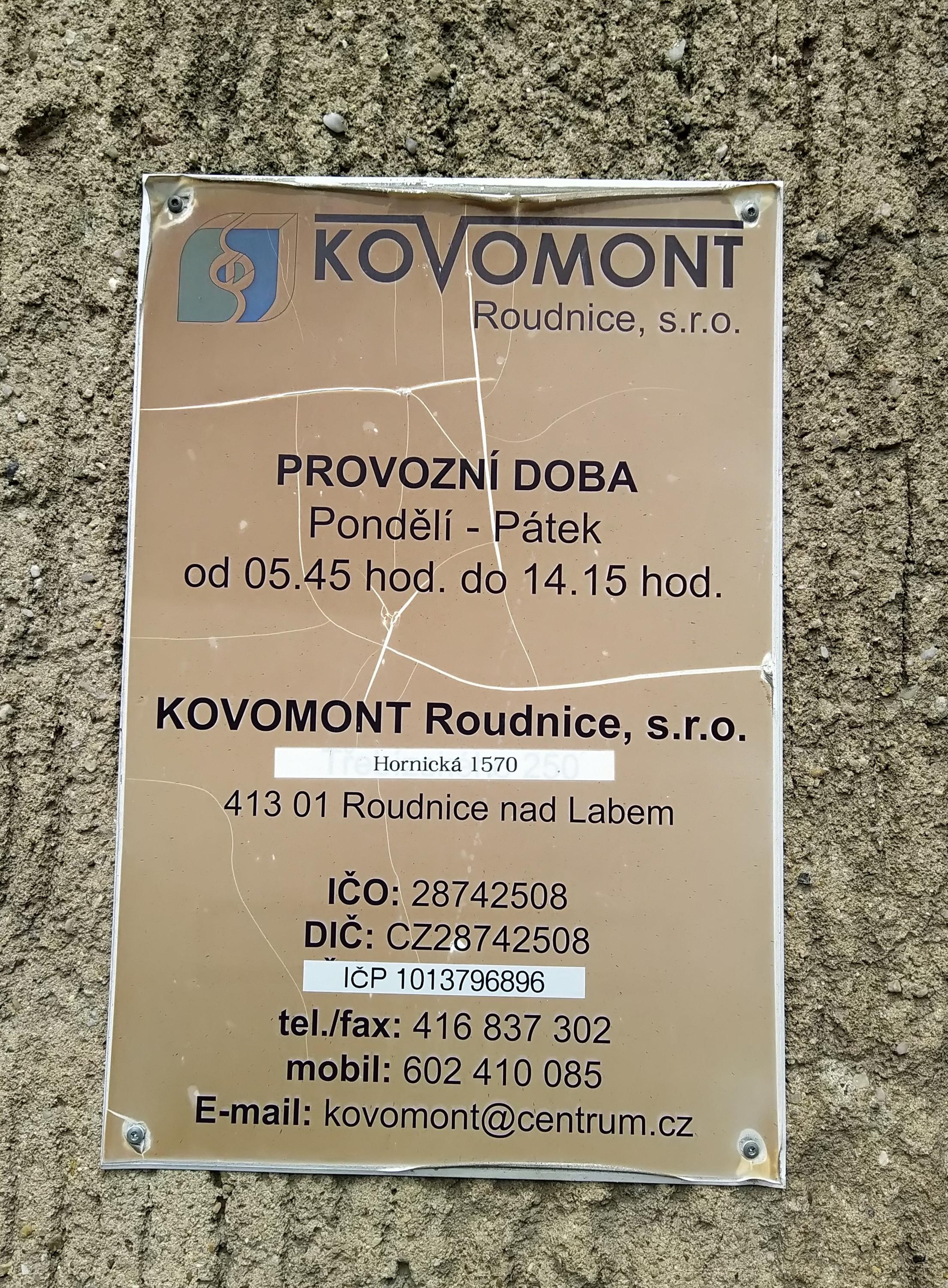 KOVOMONT Roudnice, s.r.o. foto 4