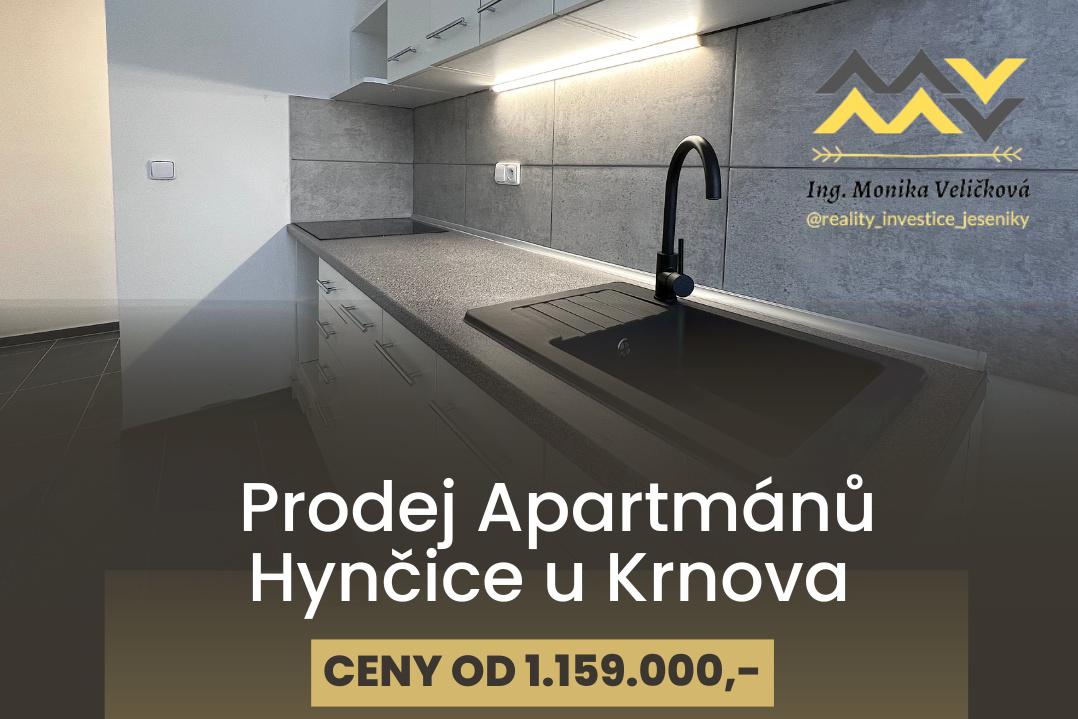 Investiční apartmán 1+1 v Hynčicích u Krnova