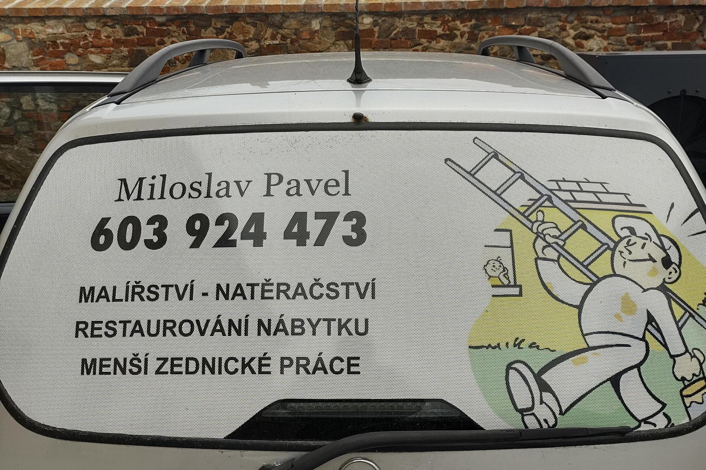 Miloslav Pavel - malířství a natěračstvi