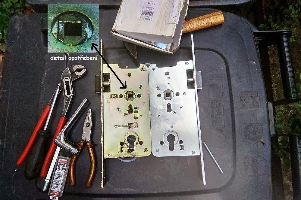 Výměna starého zámku na vložku za nový, se zárukou