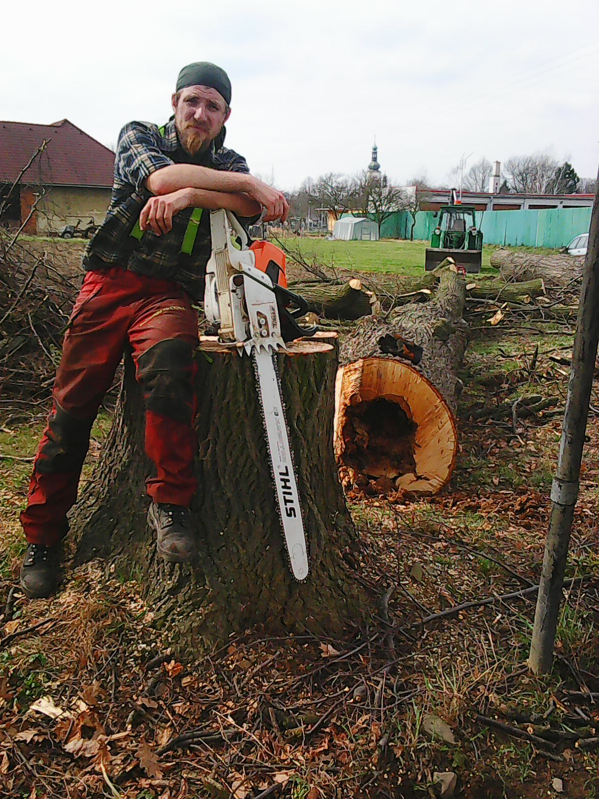 Martin Kytka - rizikové kácení stromů foto 2