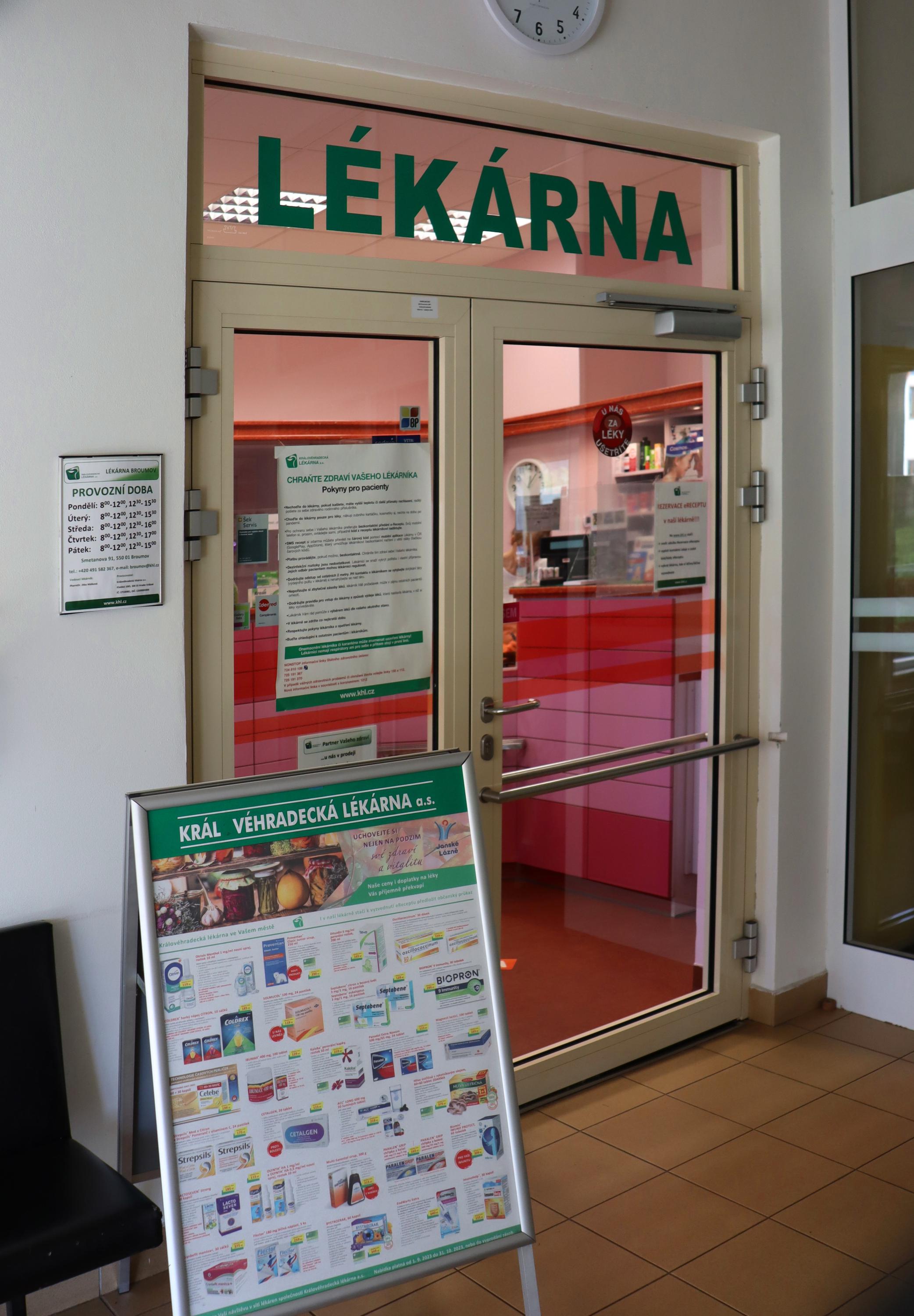 Lékárna v nemocnici Broumov foto 4