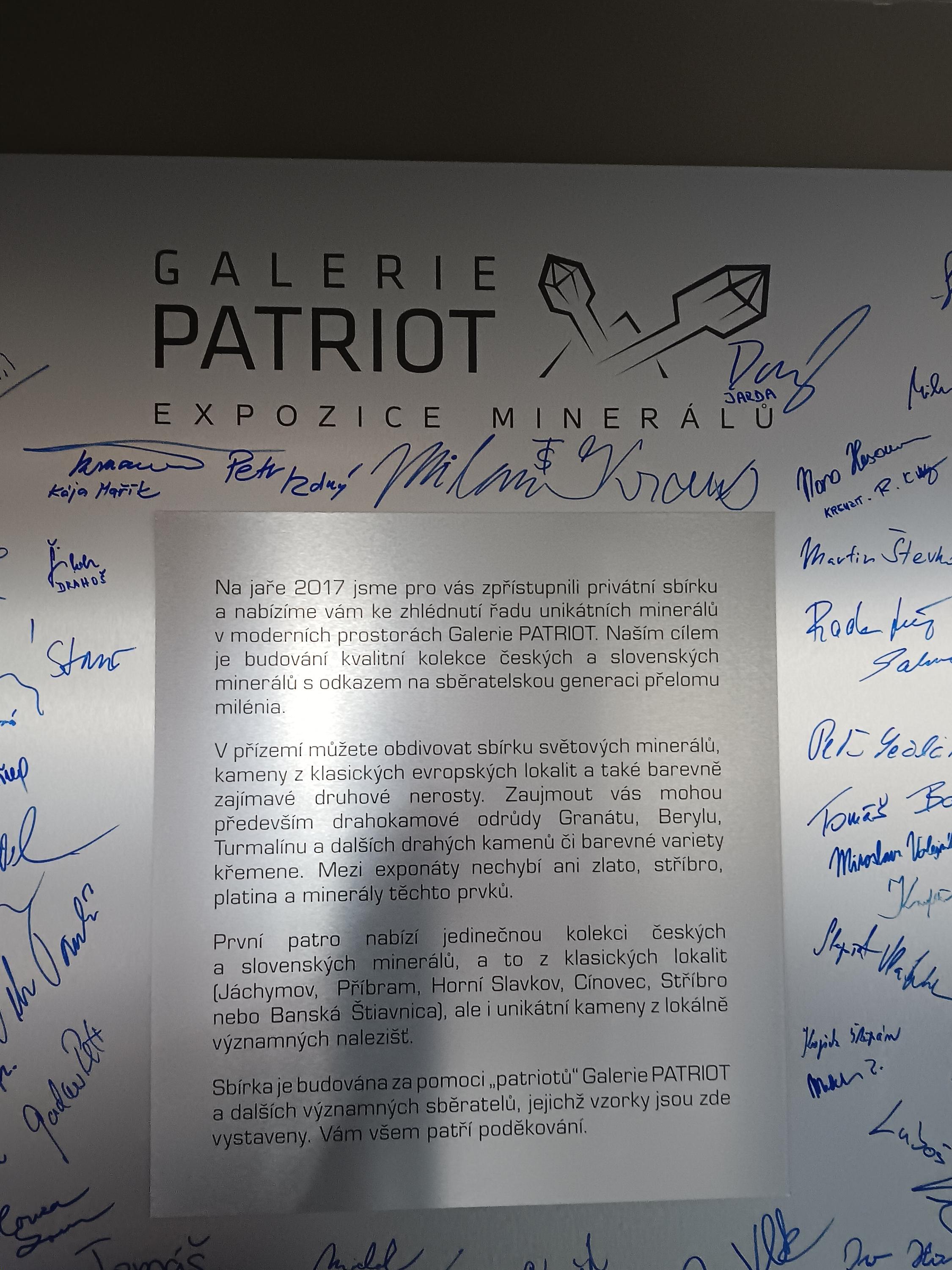 Galerie PATRIOT - mineralogické muzeum foto 6