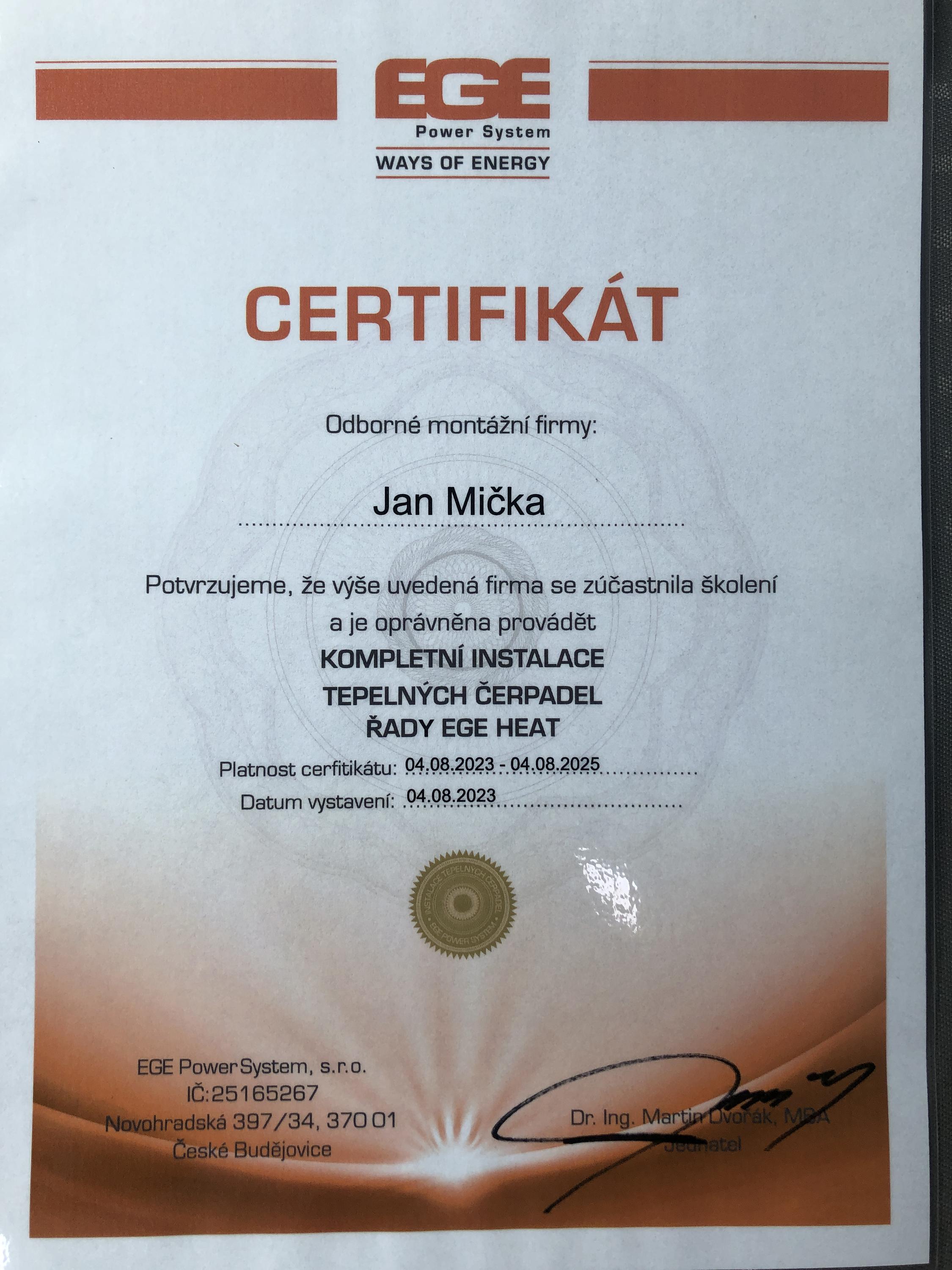 Instalace - voda - topení - Jan Mička foto 2
