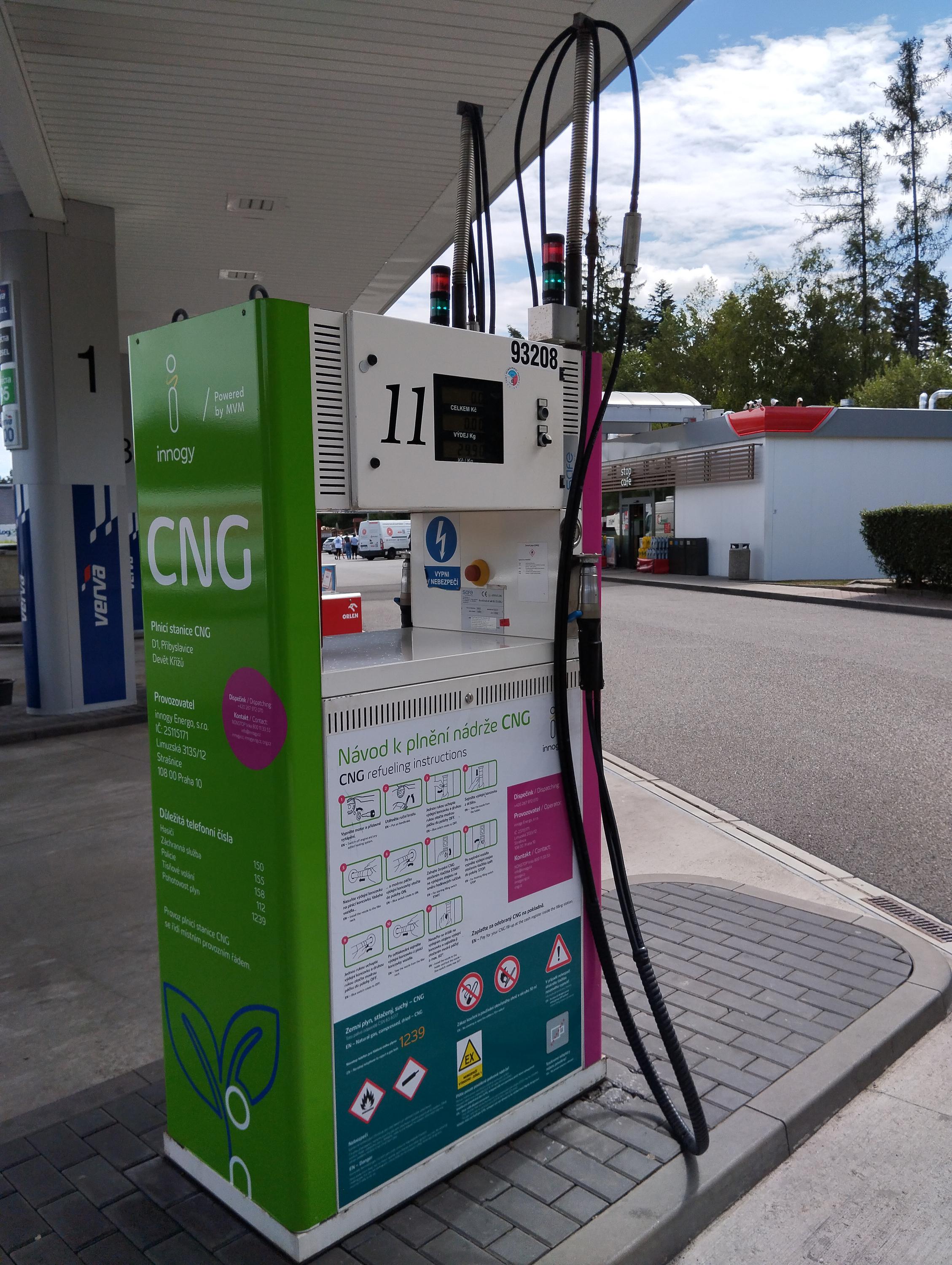 innogy plnicí stanice CNG foto 3