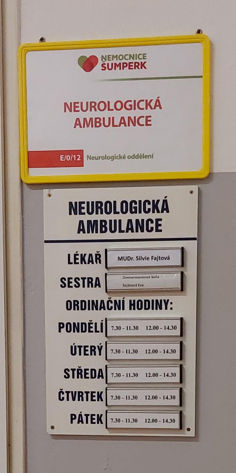 Neurologické oddělení - Nemocnice Šumperk foto 3