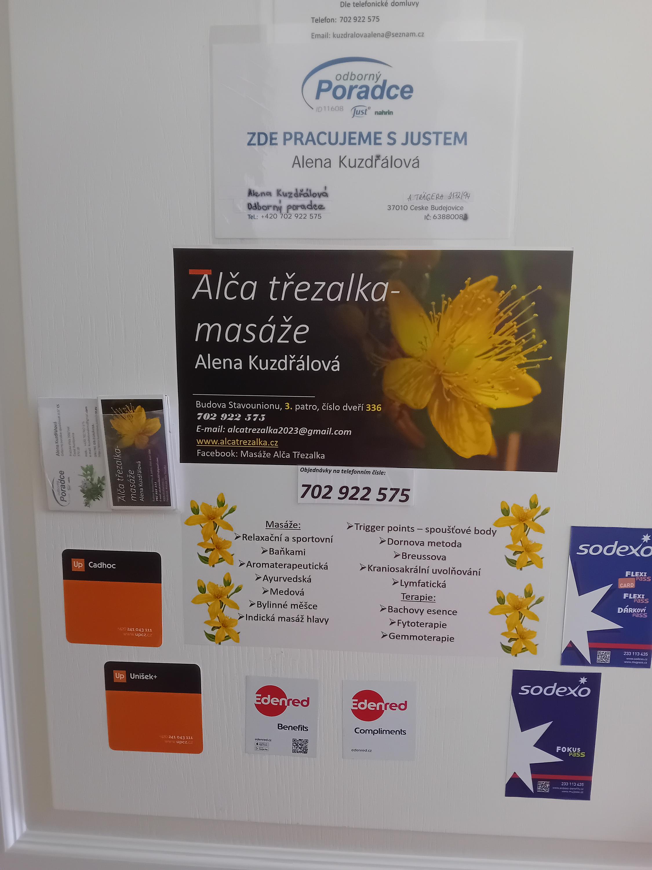 Alča Třezalka masáže foto 4