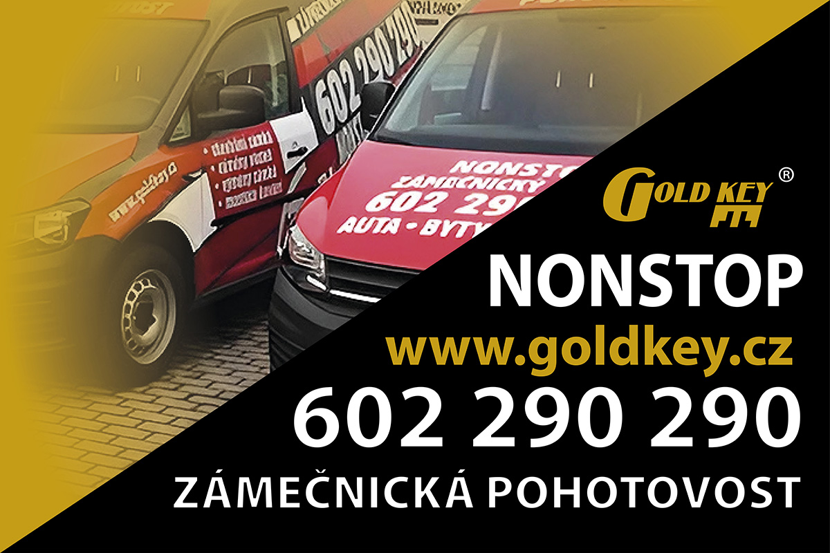 Zámečnický servis Goldkey-Nonstop 602290290