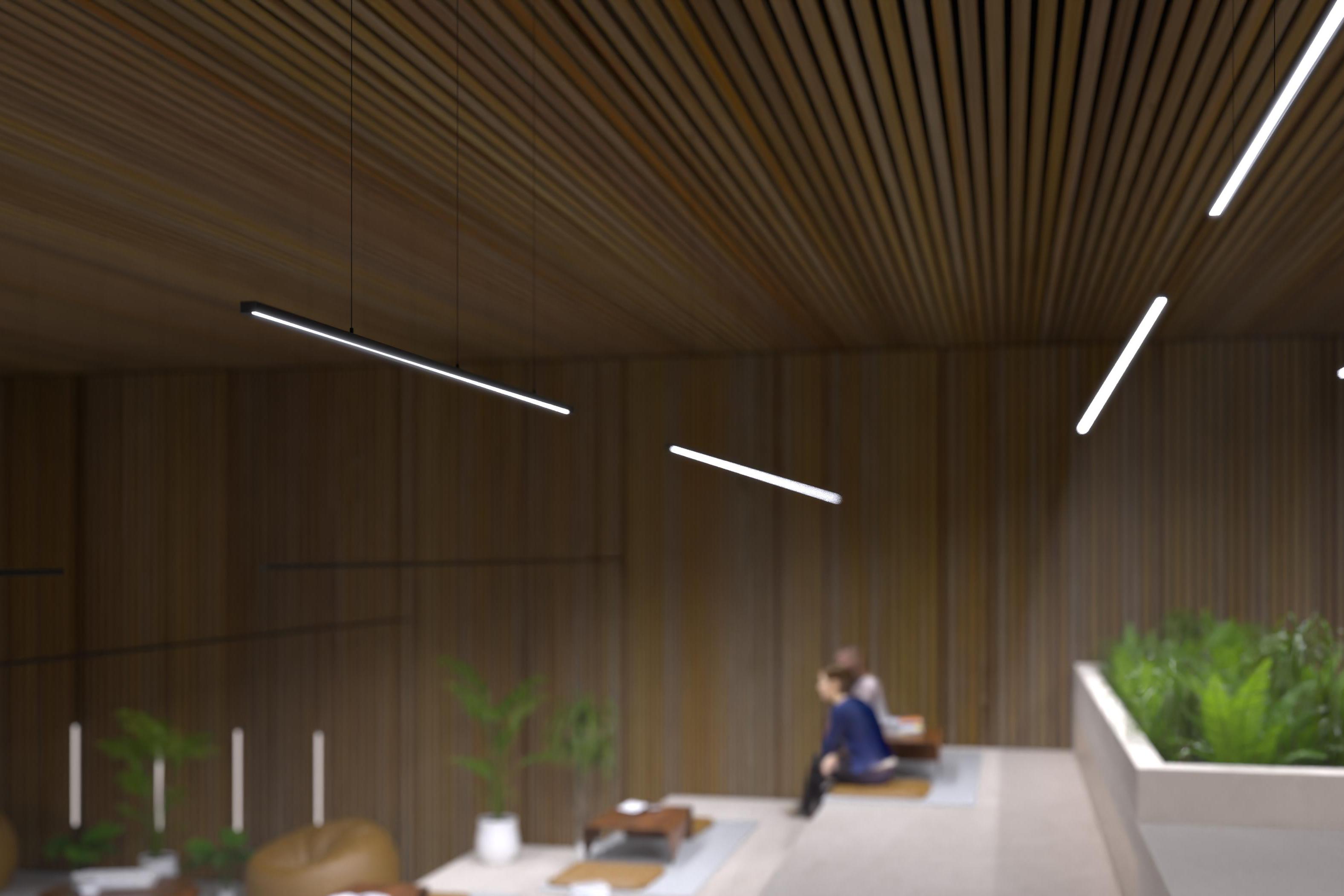 Zmírnění oslnění pomocí LED profilu GIZA-LL-ZMG