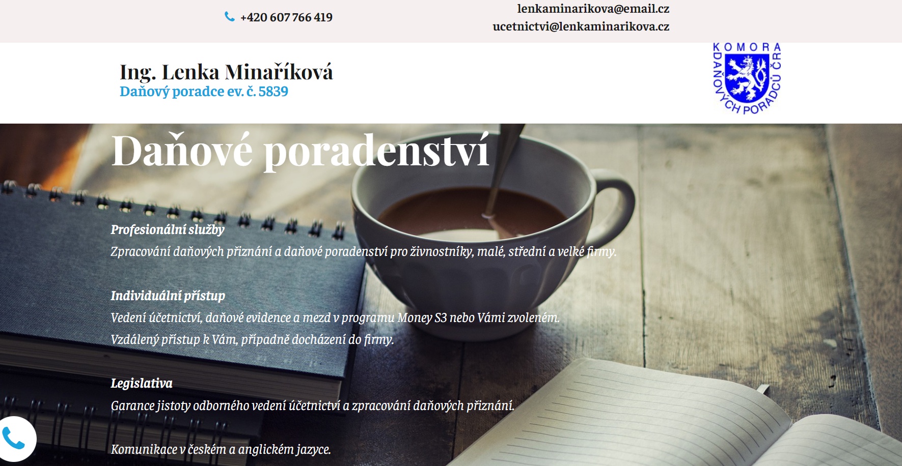 Daňový poradce ev. č. 5839 - Ing. Lenka Minaříková foto 2