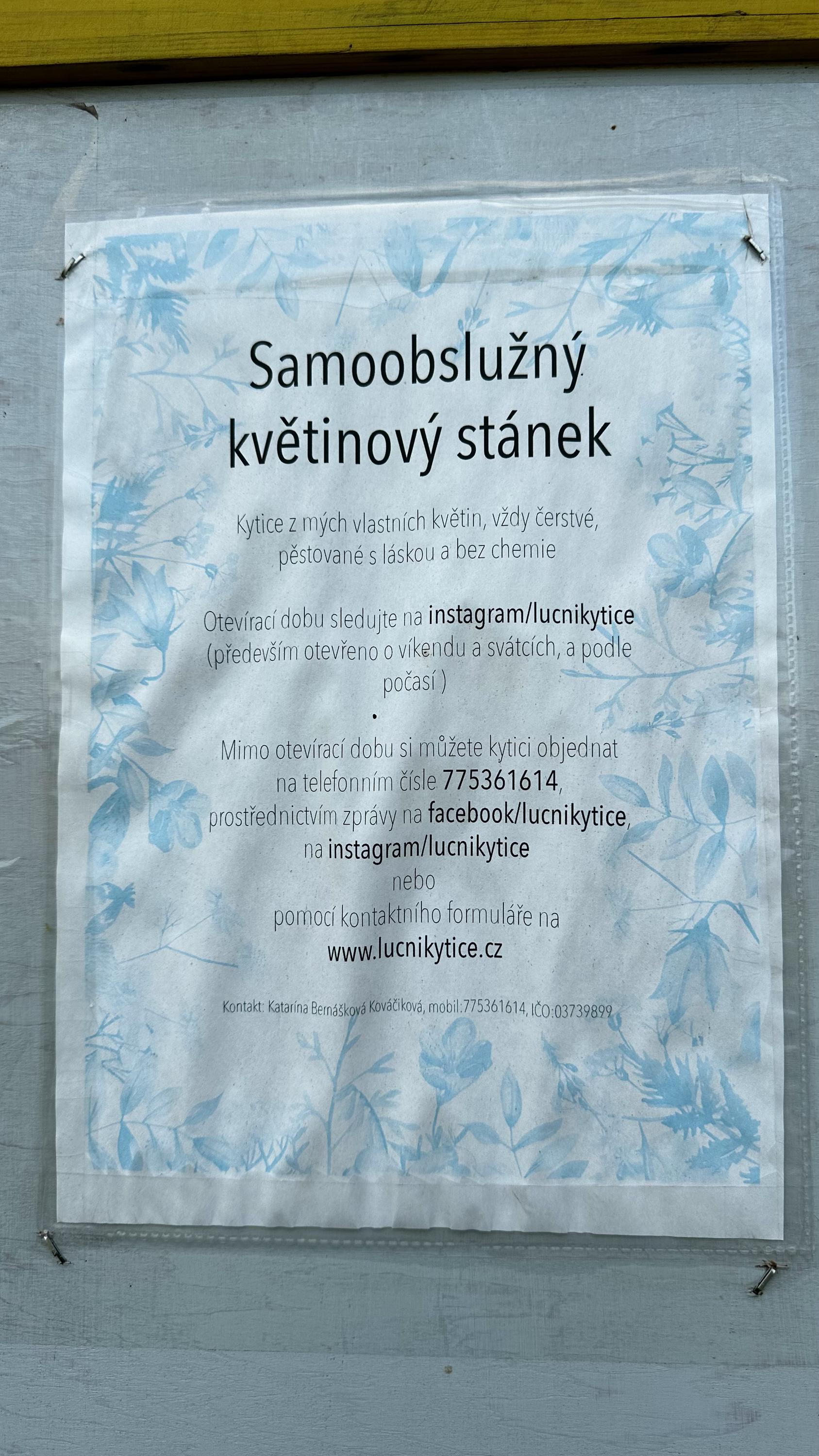 Květinový stánek Nebovidy foto 6