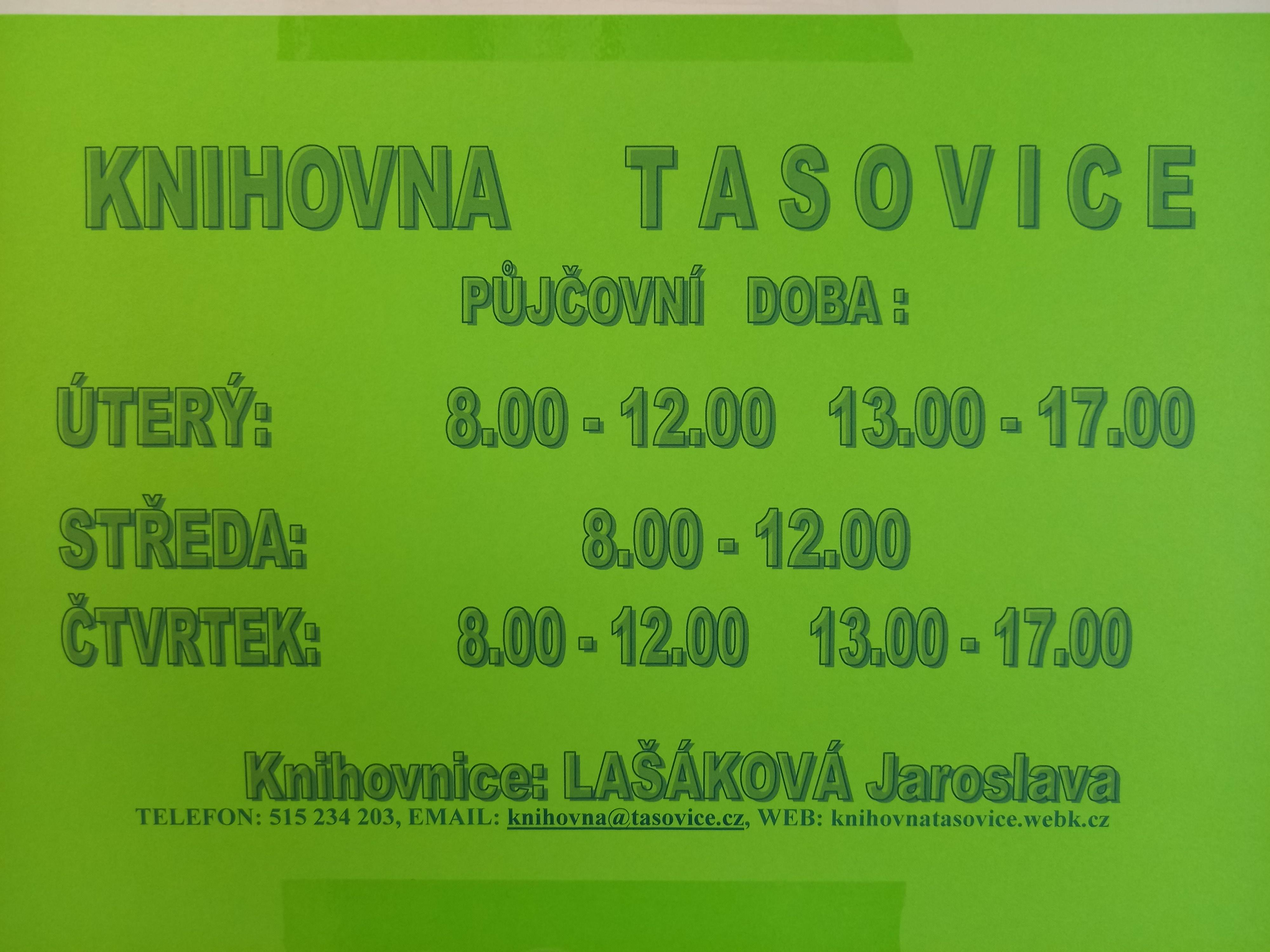 Místní knihovna Tasovice foto 2