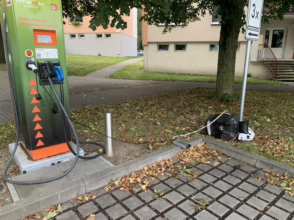 Nabíjecí stanice ČEZ