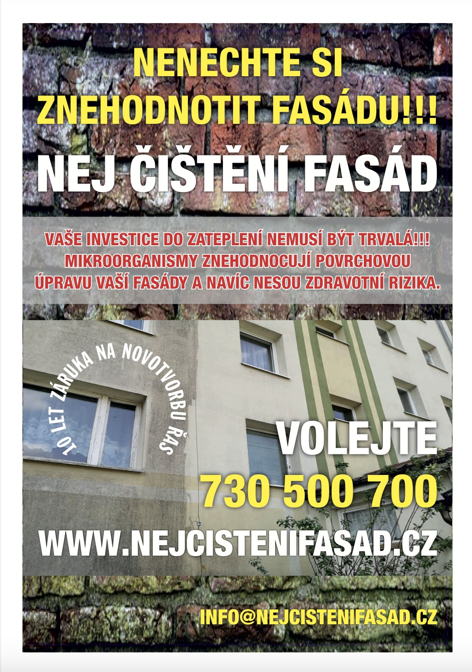 Martin Hošek - čištění fasád foto 2