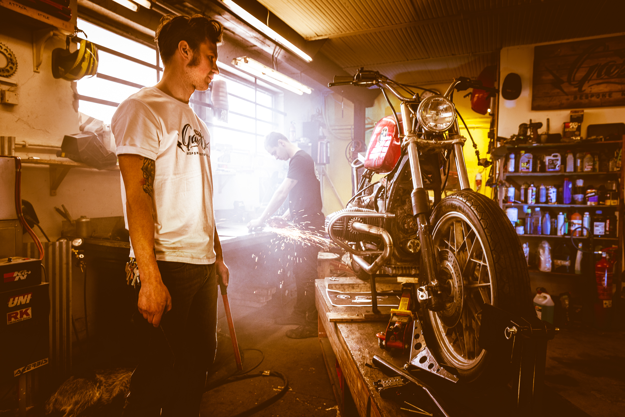 Gas and Oil Bepsoke Motorcycles