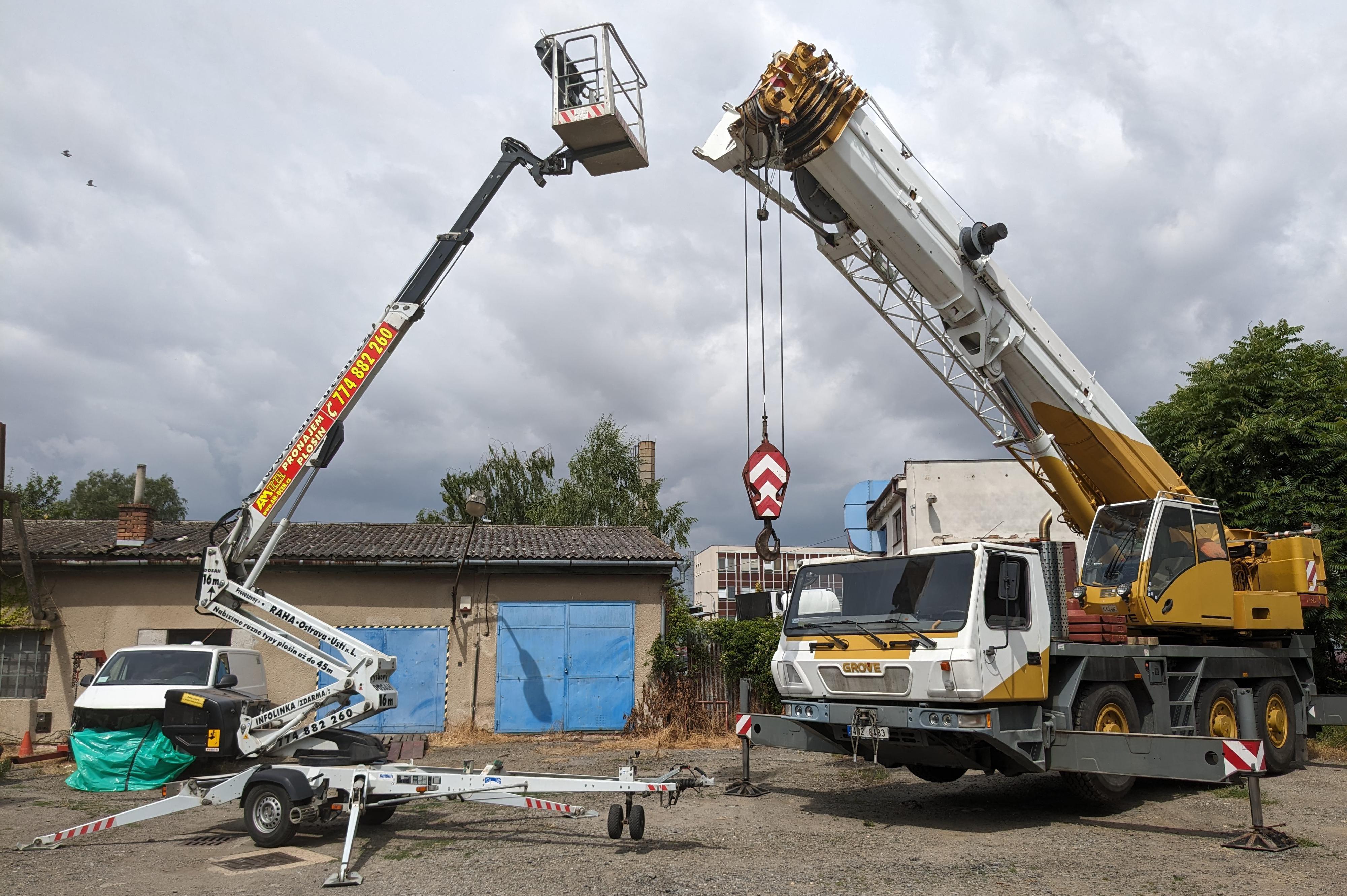 Autojeřáby a pracovní plošiny - Učeň