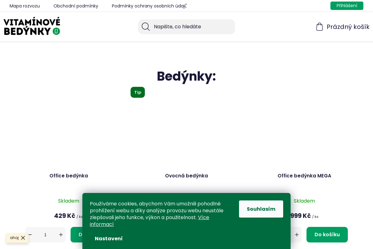 VITAMÍNOVÉ BEDÝNKY