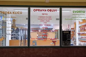 Firemní grafika Opravy obuvi - Sofijské nám.